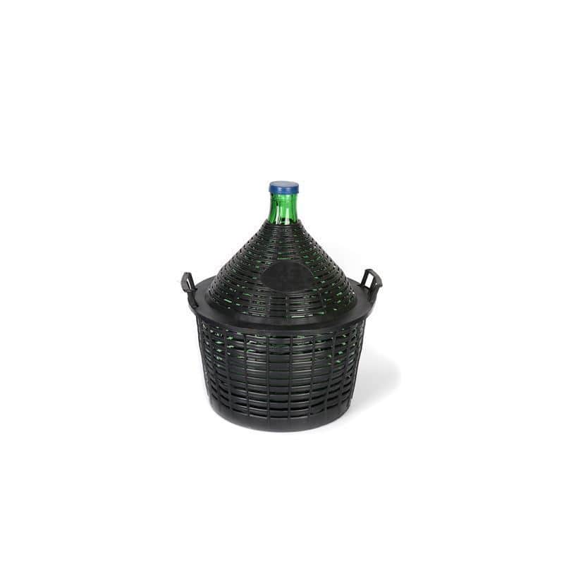 20 l ballongflaska smal hals, glas, grön mynning: snäpplock 20 l ballongflaska smal hals, glas, grön mynning: snäpplock