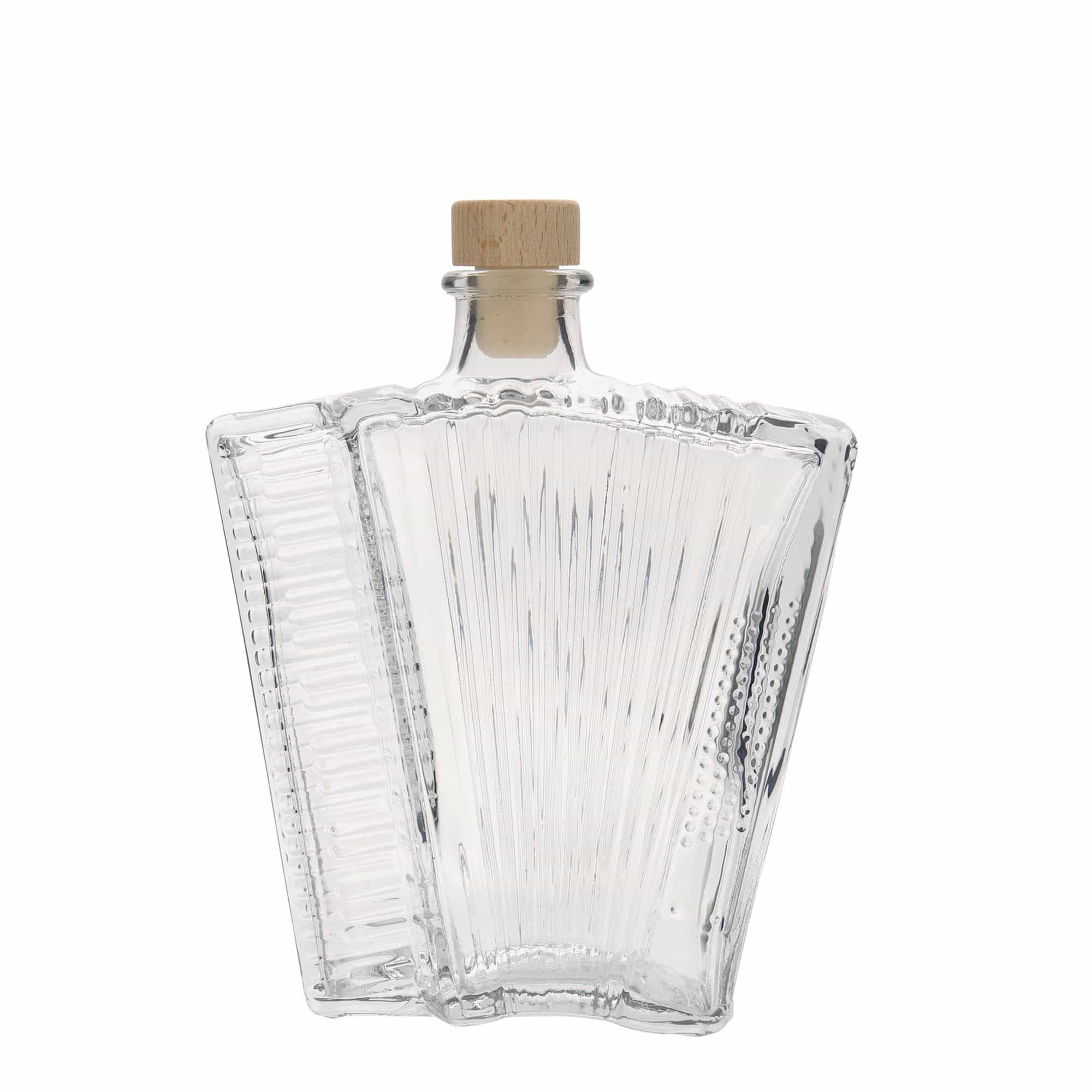 500 ml glasflaska 'Dragspel', mynning: kork