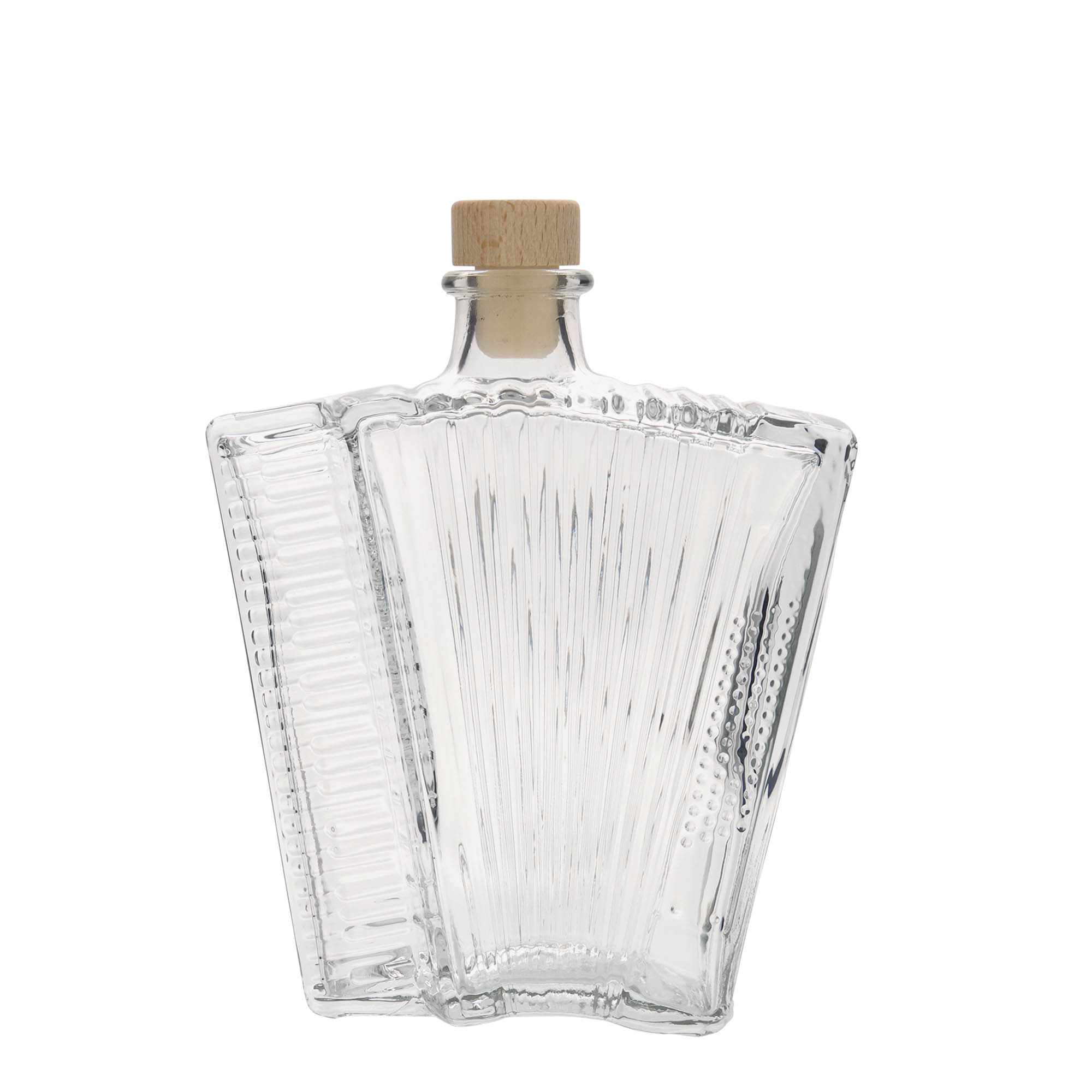 500 ml glasflaska 'Dragspel', mynning: kork
