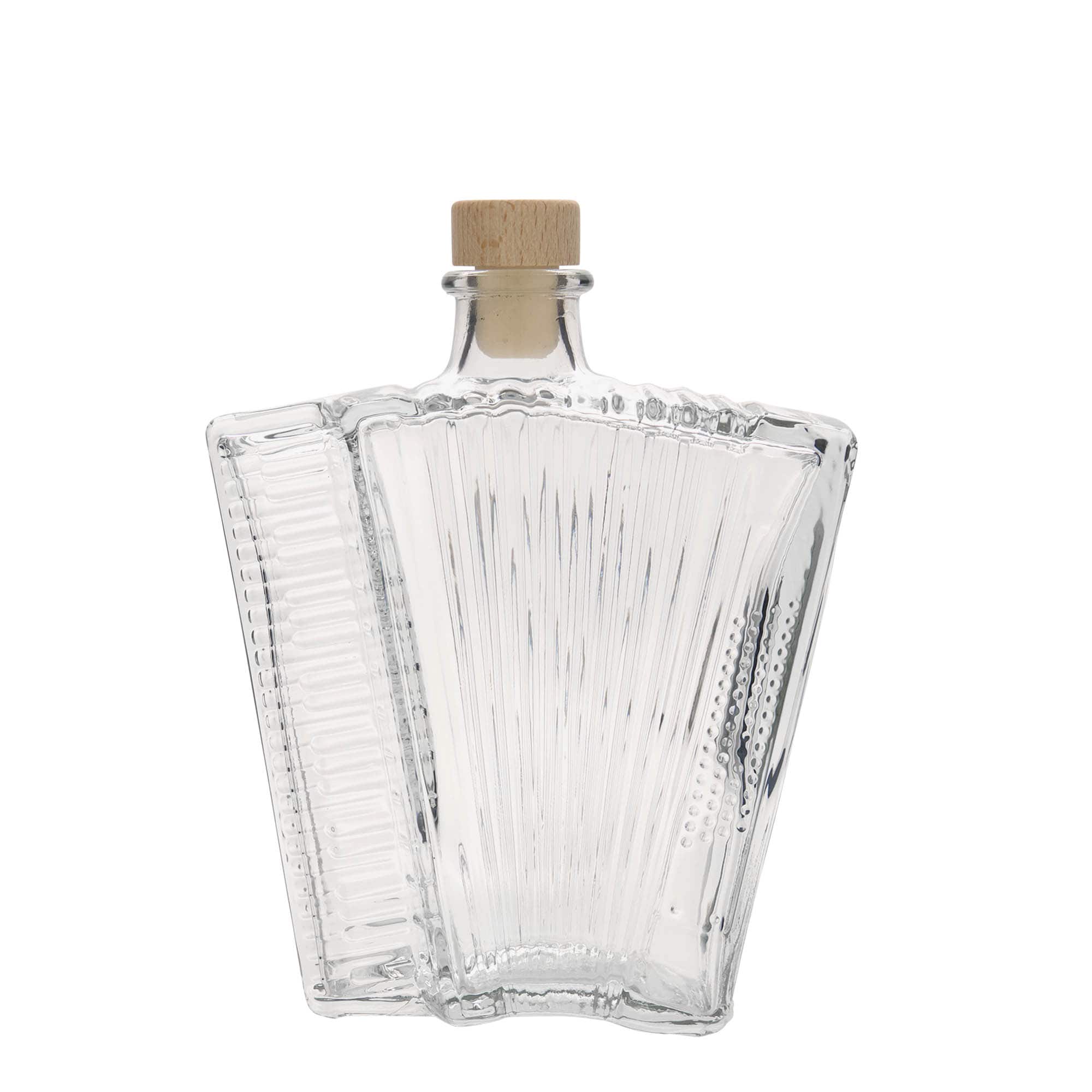 500 ml glasflaska 'Dragspel', mynning: kork