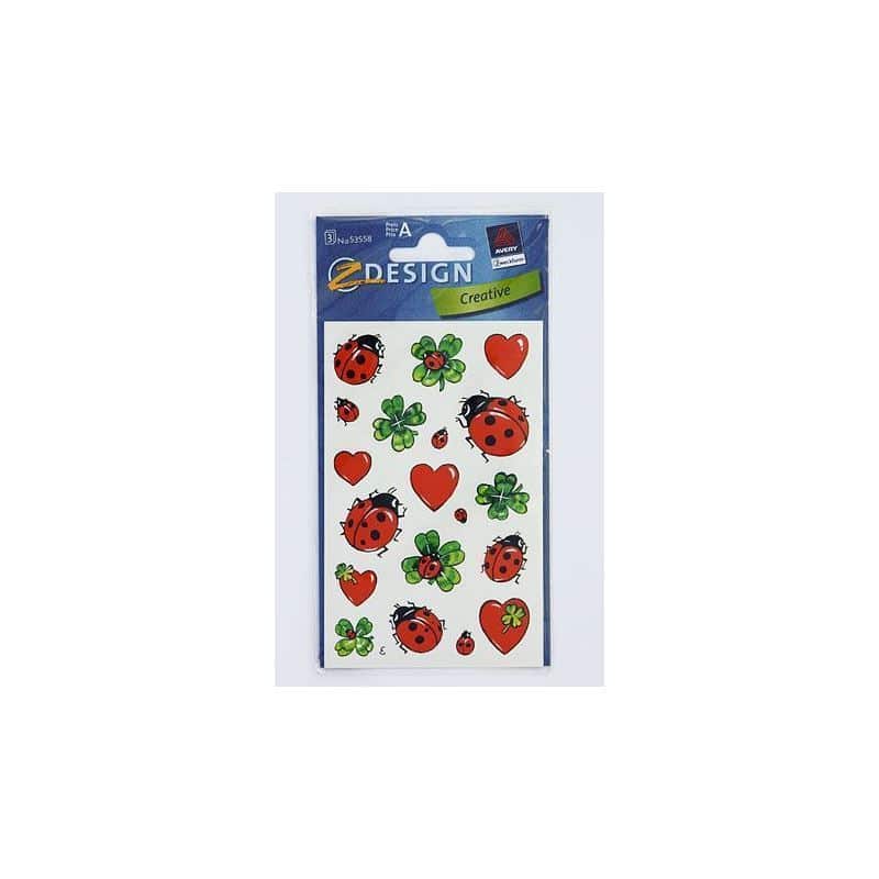 Självhäftande dekaler 'Lyckoamulett', papper, flerfärgade Självhäftande dekaler 'Lyckoamulett', papper, flerfärgade