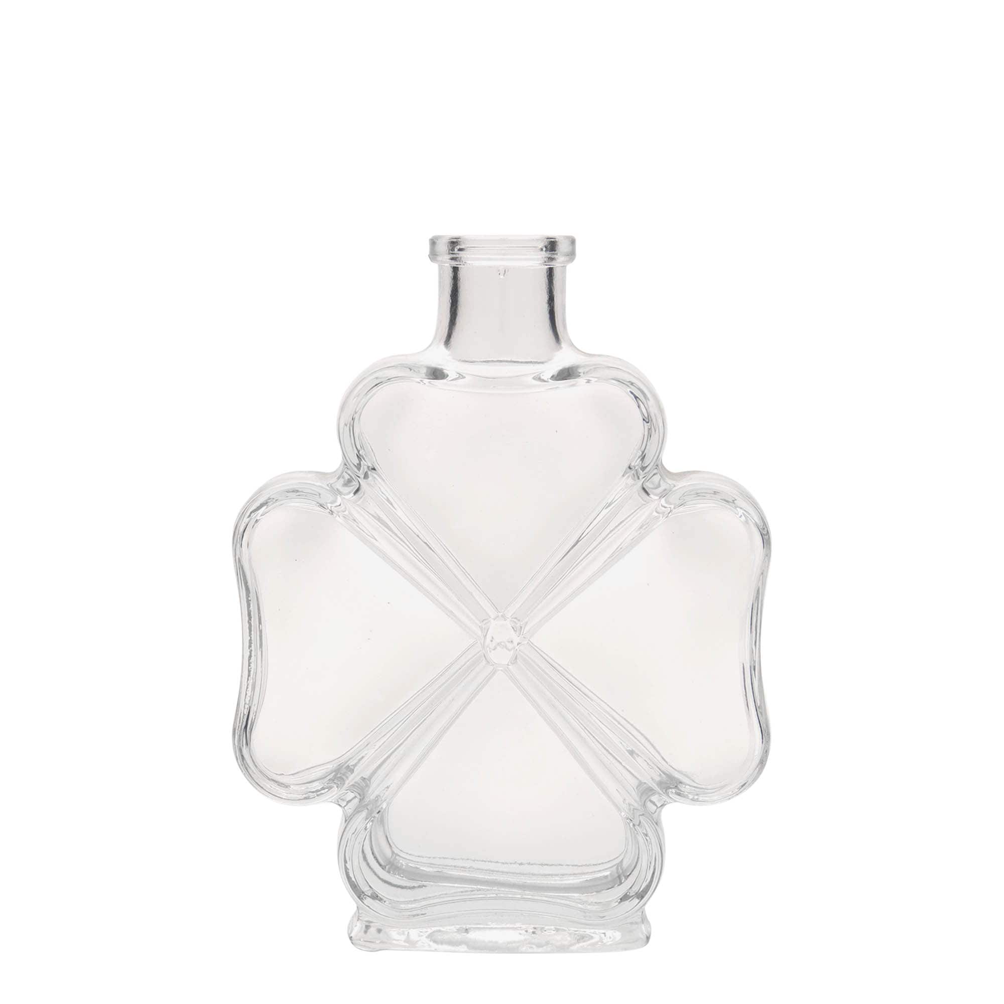 200 ml glasflaska 'Kleeblatt', öppning: kork