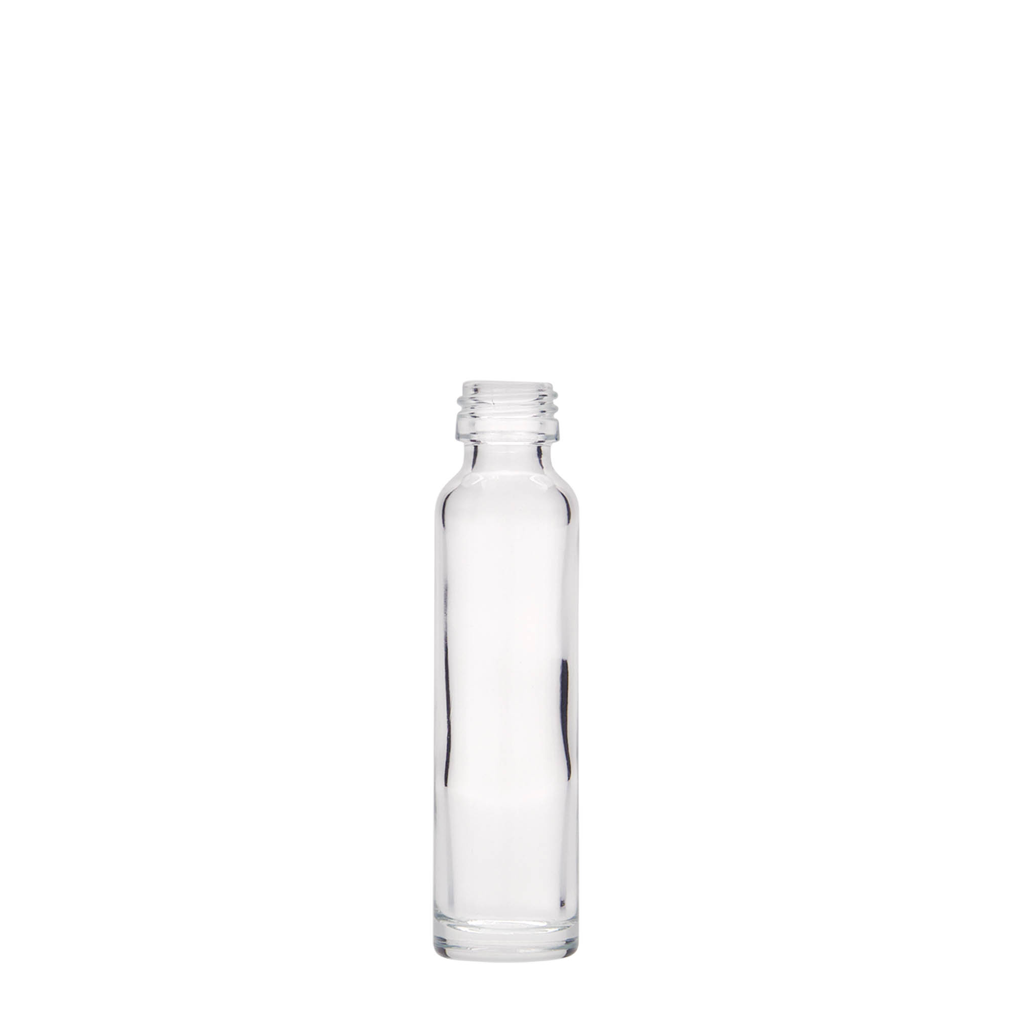 20 ml kolvflaska, glas, öppning: PP 18