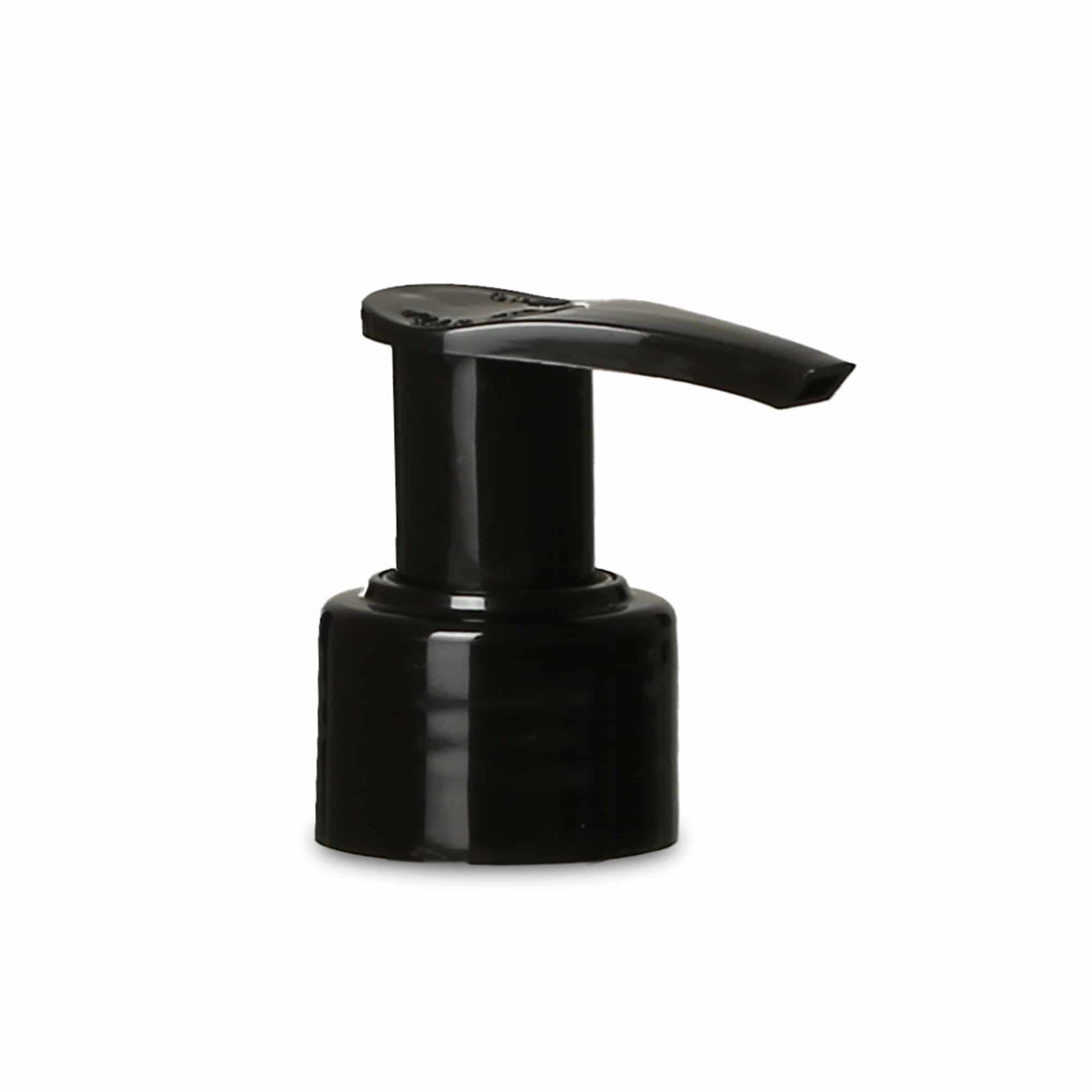 Skruvlock dispenserpump, PP-plast, svart, för mynning: PP 28 Skruvlock dispenserpump, PP-plast, svart, för mynning: PP 28