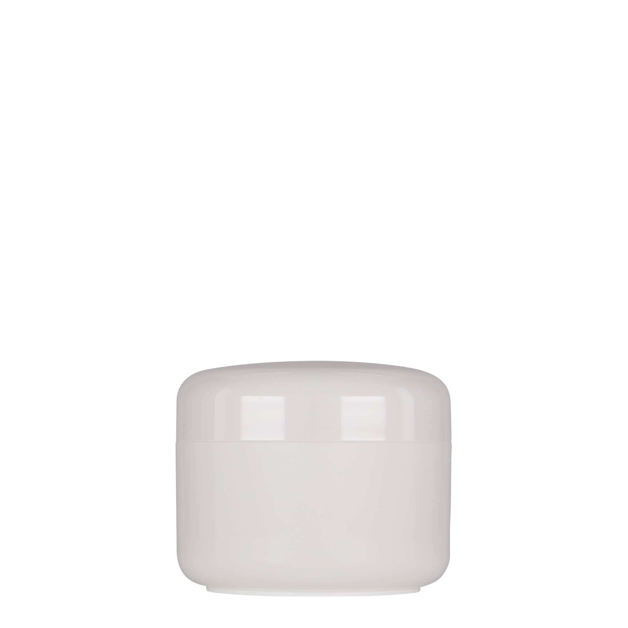 200 ml plastburk 'Bianca', PP, vit, öppning: skruvlock