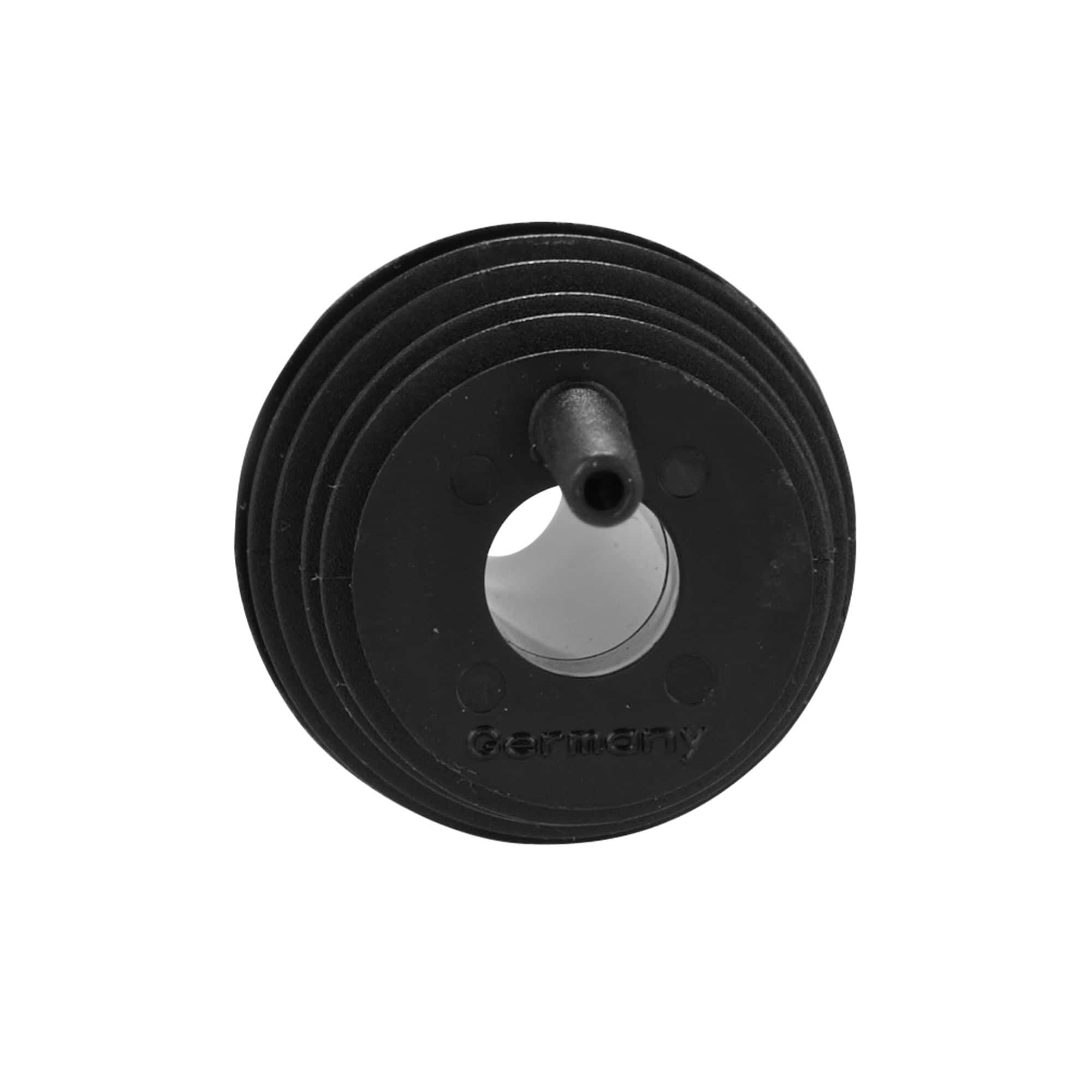 Flaskhällare Inox med lock, rostfritt stål, silver