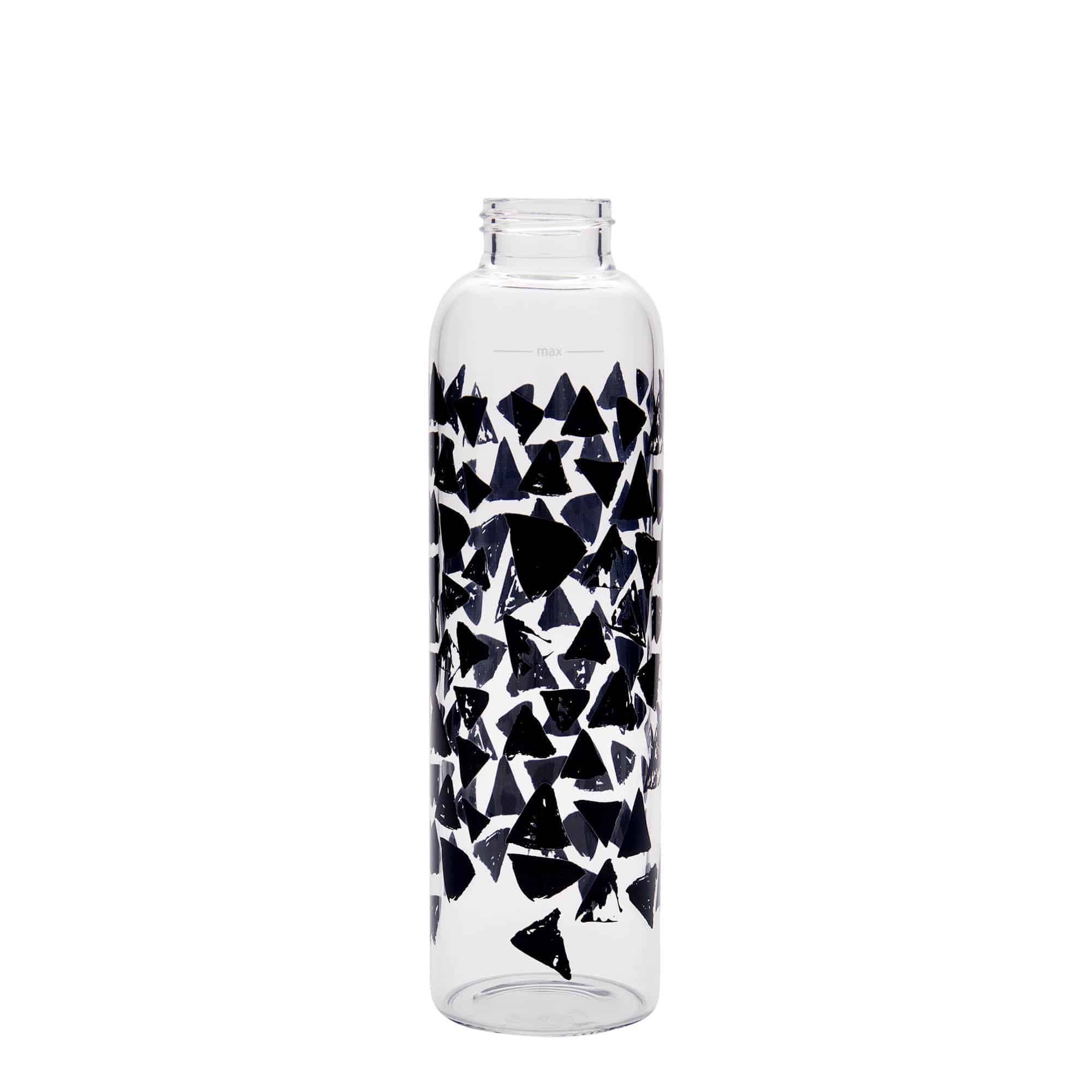 500 ml drickflaska 'Perseus - Svarta trianglar', öppning: skruvlock 500 ml drickflaska 'Perseus - Svarta trianglar', öppning: skruvlock