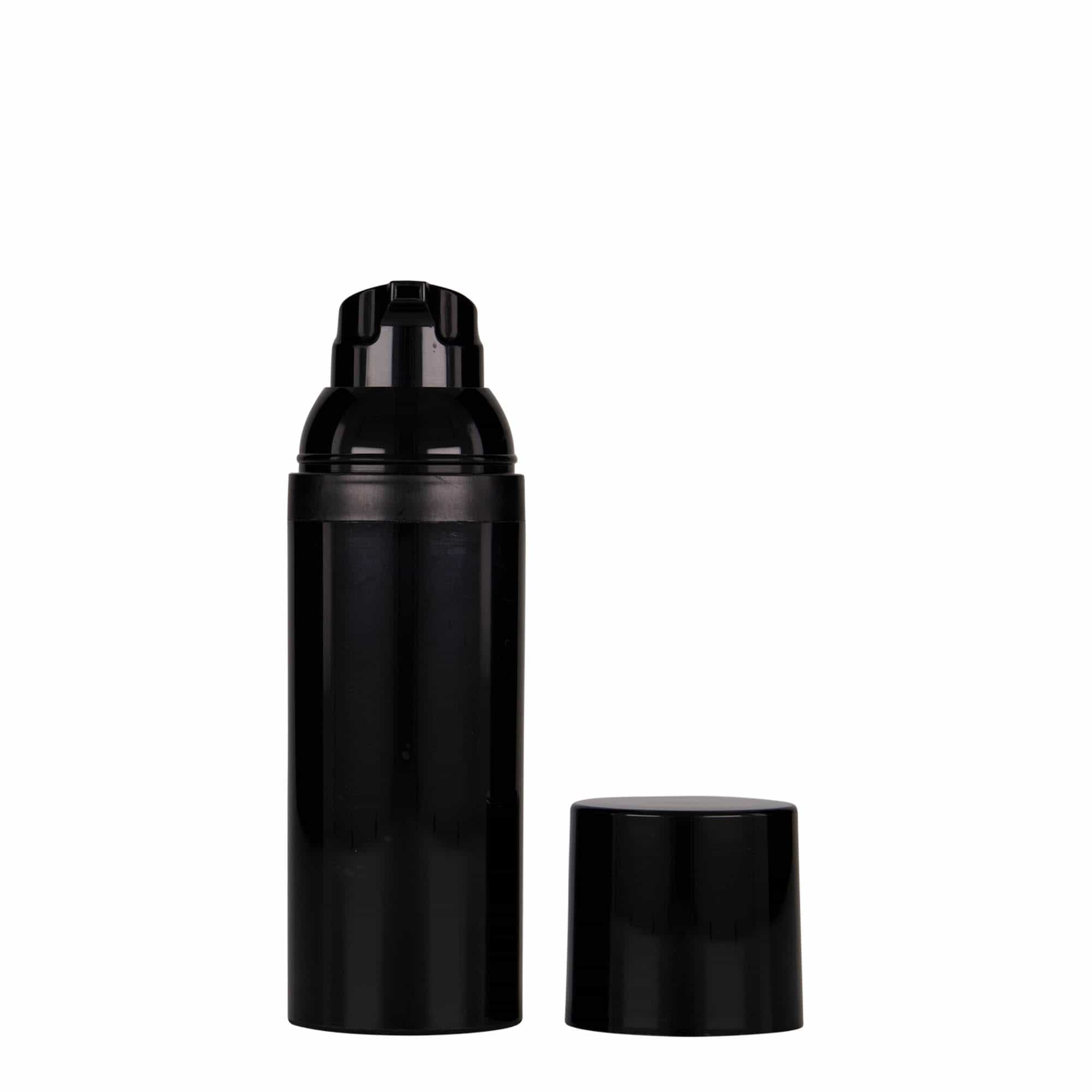 50 ml Airless-dispenser 'Mezzo', PP-plast, svart