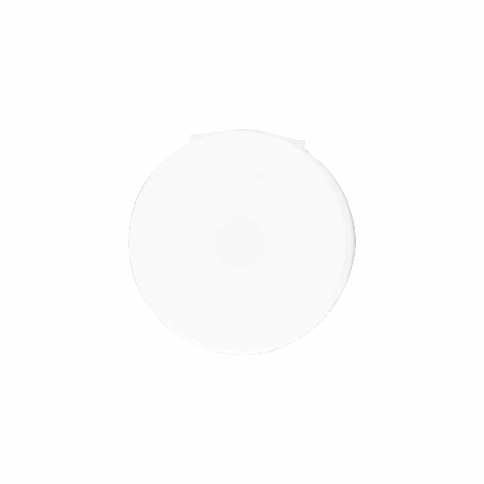 Skruvlock med gångjärn, PP-plast, vitt, för öppning: 38/400 Skruvlock med gångjärn, PP-plast, vitt, för öppning: 38/400