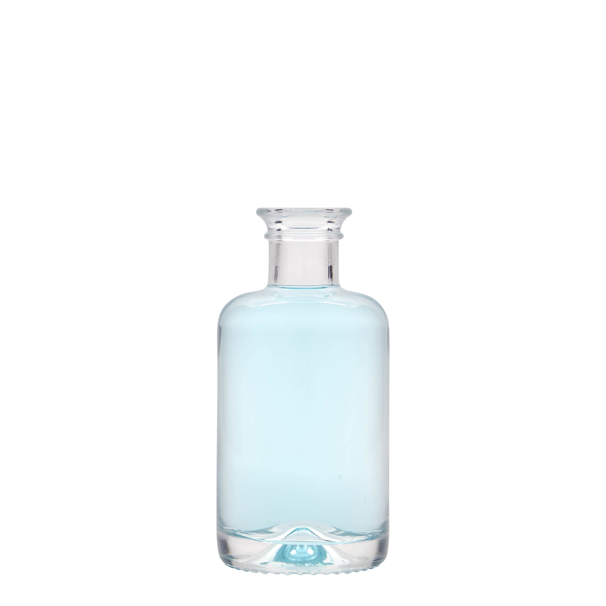 100 ml apoteksglasflaska, mynning: kork