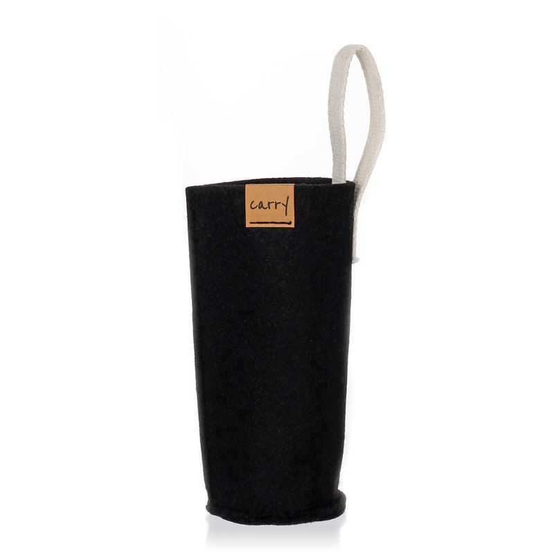 CARRY Sleeve, textil, svart