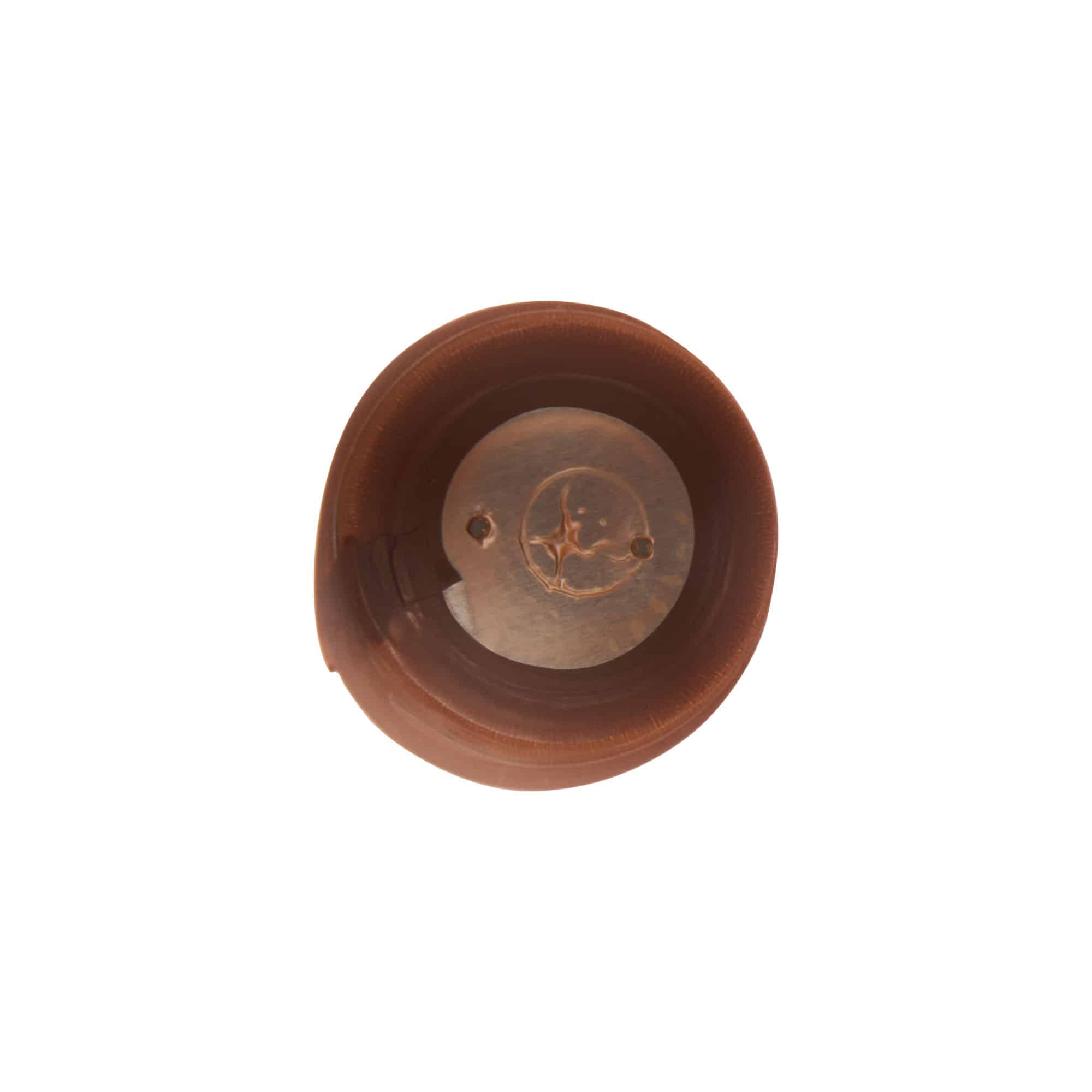 Krympkapsel 32x41, PVC-plast, brons