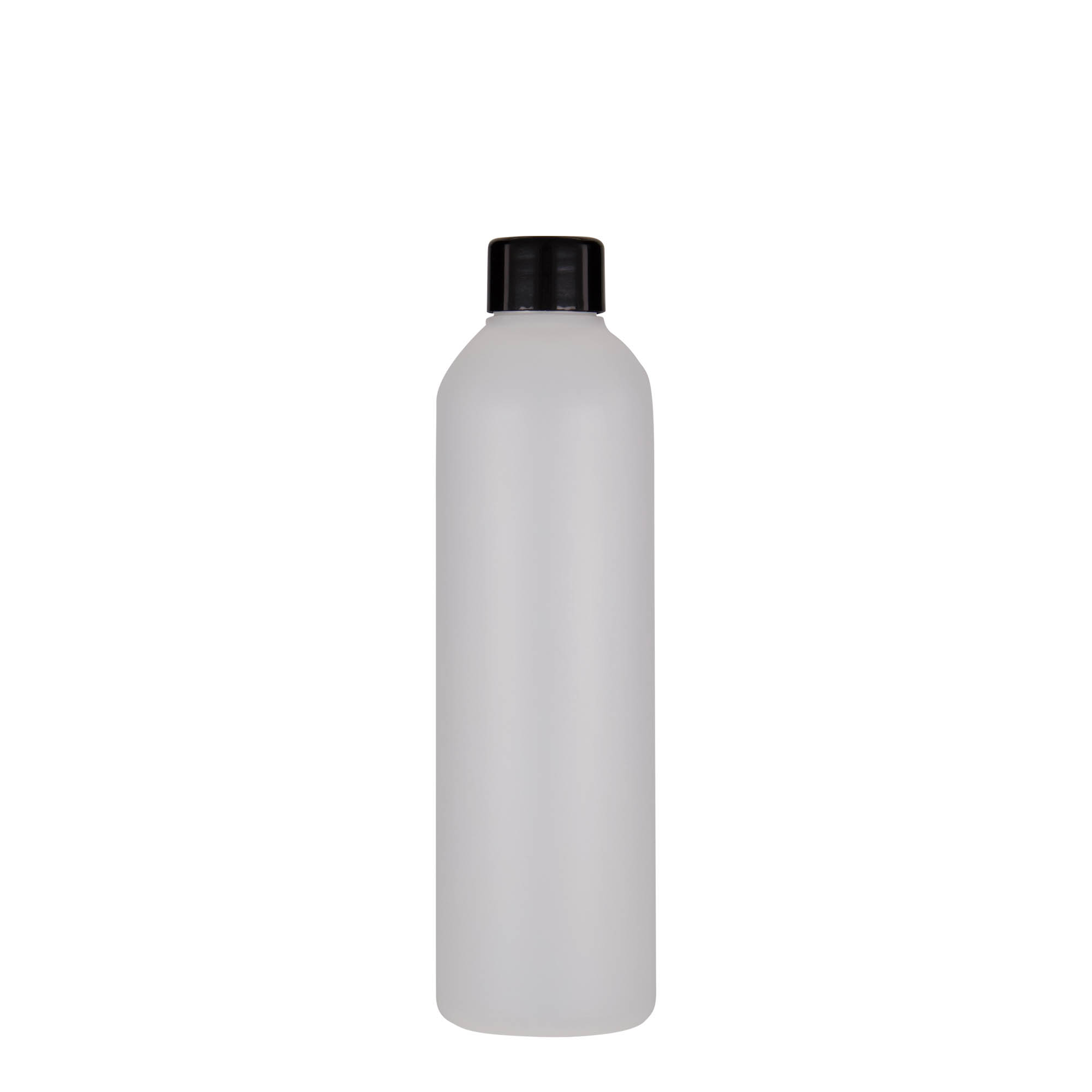 250 ml plastflaska 'Tuffy', HDPE, natur, öppning: 24/410