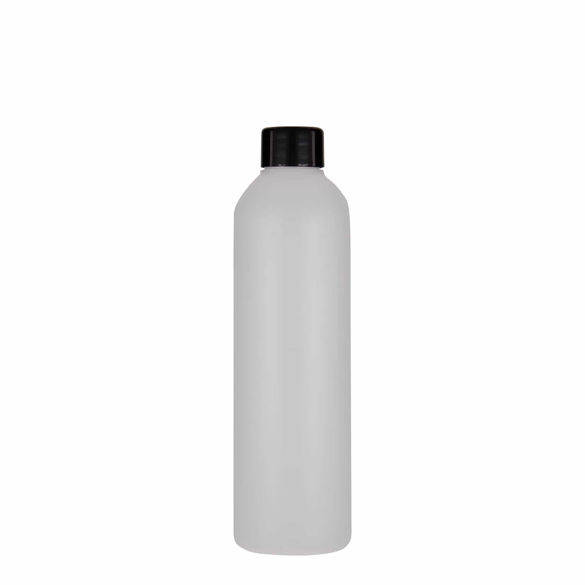 250 ml plastflaska 'Tuffy', HDPE, natur, öppning: 24/410