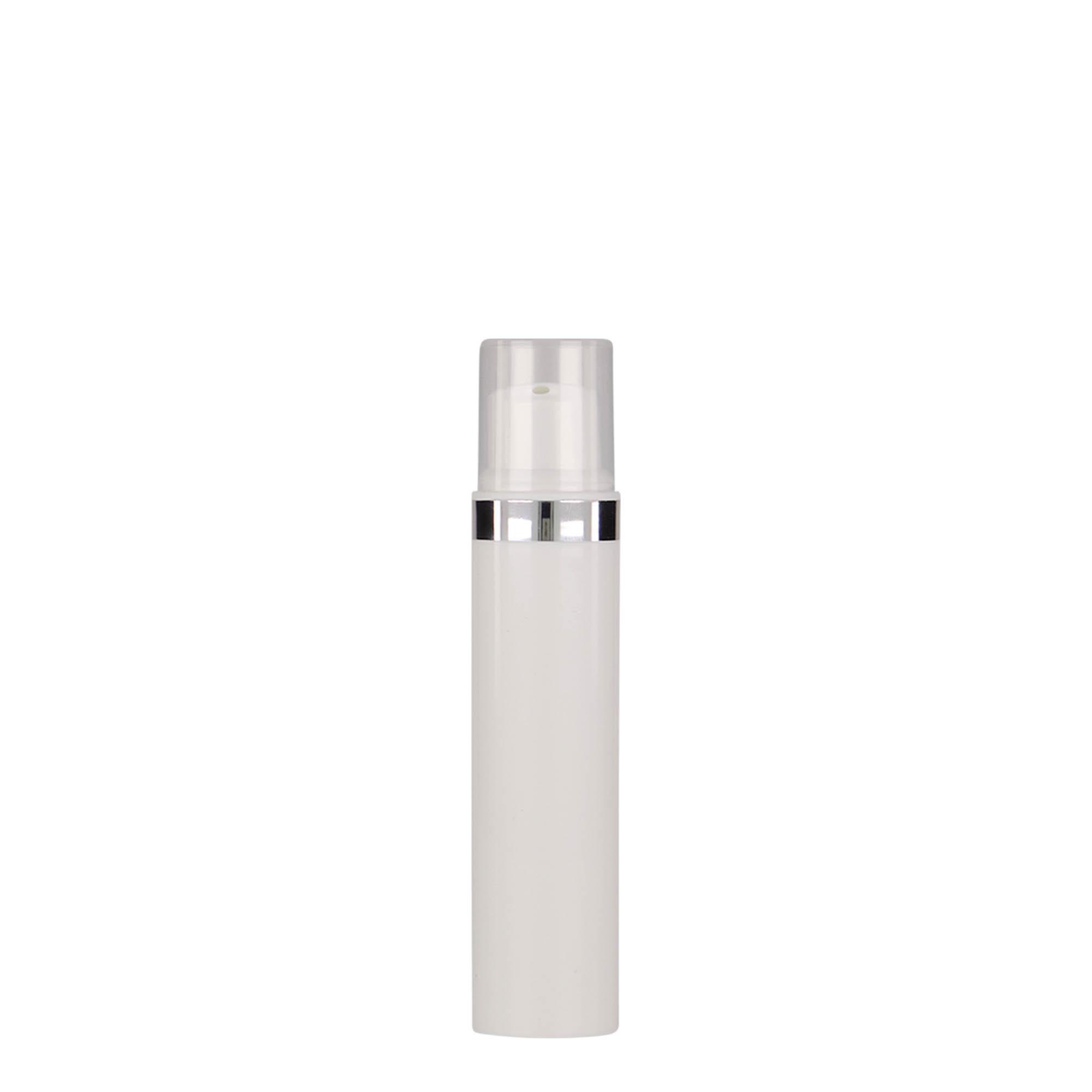 15 ml luftfri dispenser 'Nano', PP-plast, vit