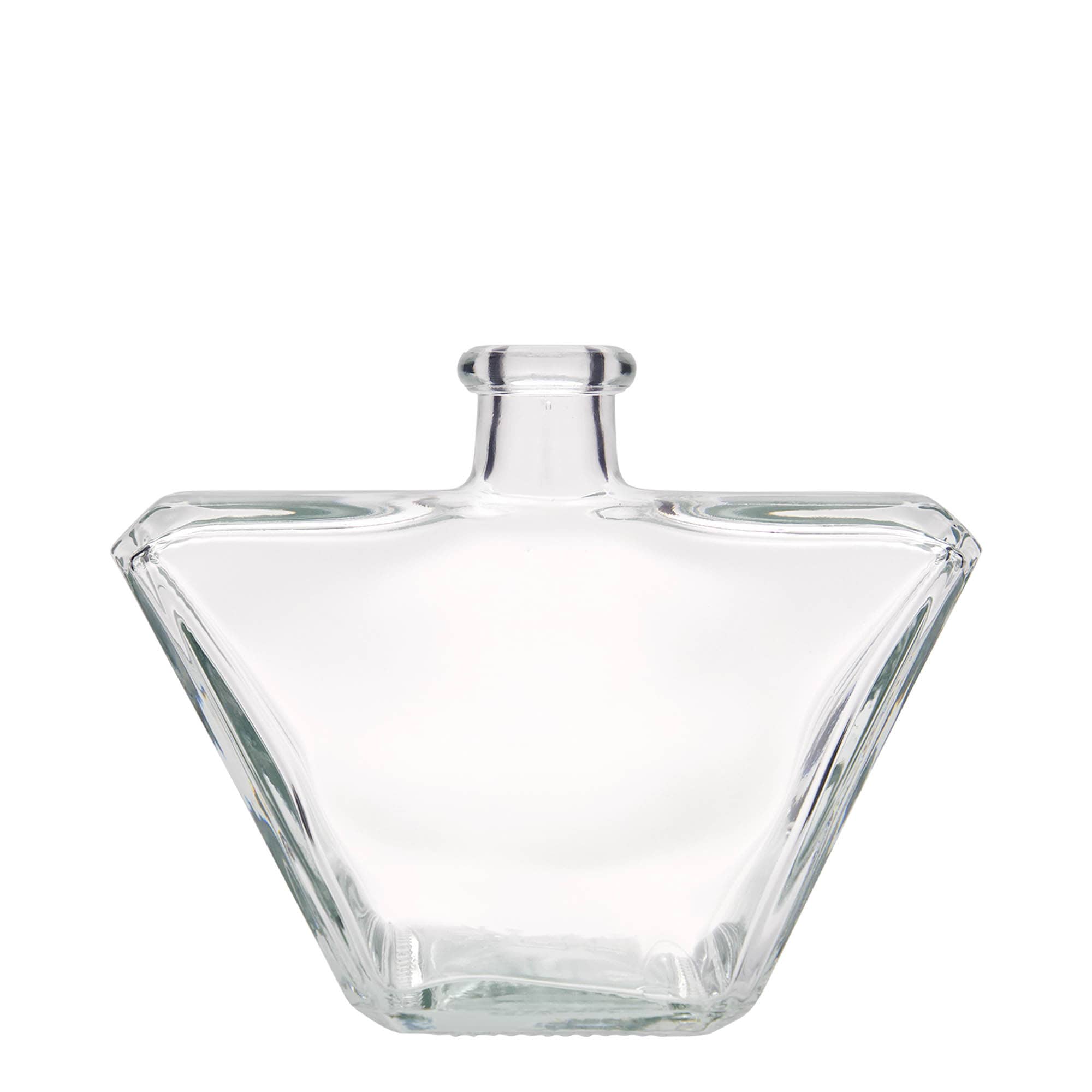 500 ml glasflaska 'Charly', rektangulär, öppning: kork