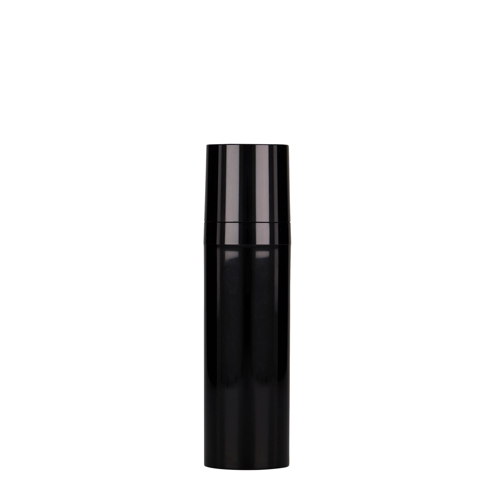 30 ml luftlös dispenser 'Micro', PP-plast, svart