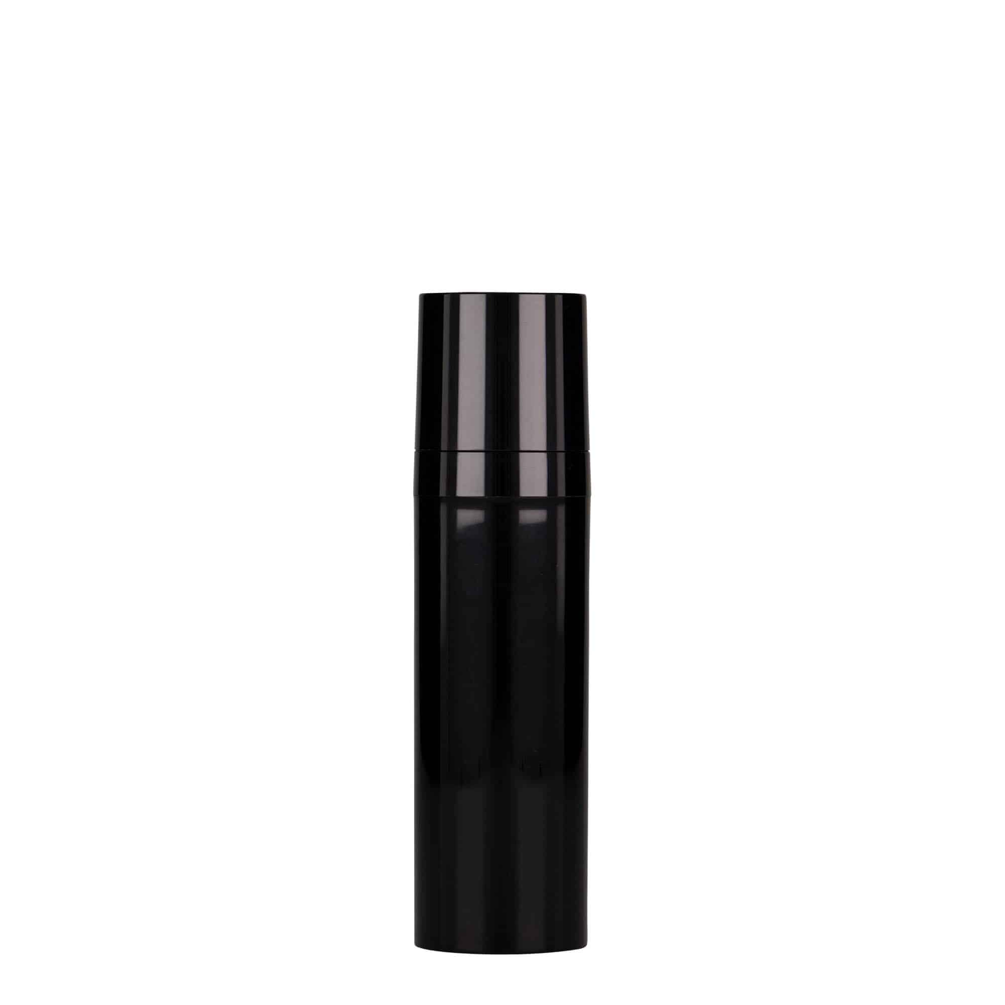 30 ml luftlös dispenser 'Micro', PP-plast, svart