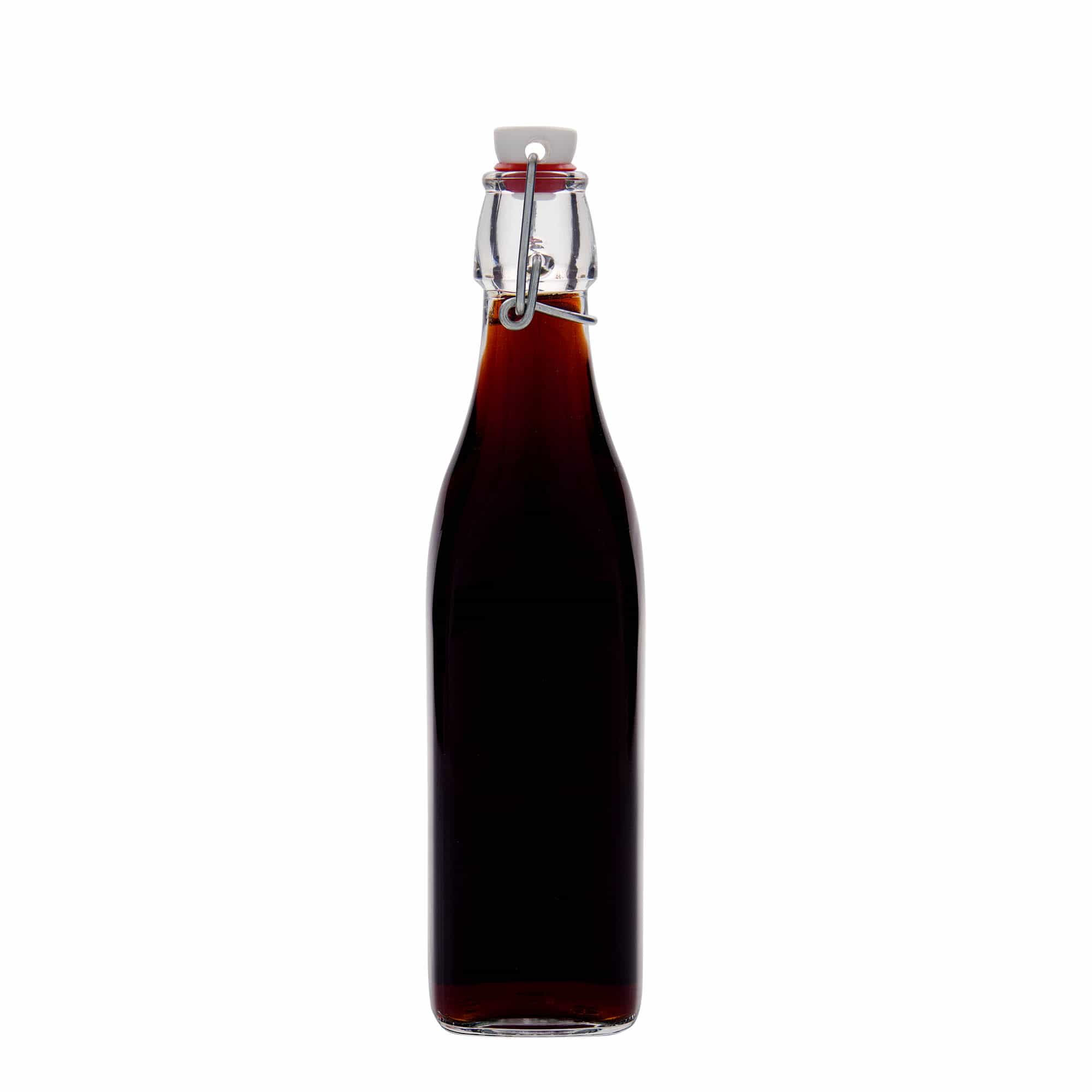 500 ml glasflaska 'Swing, kvadratisk, öppning: bygelstängning'