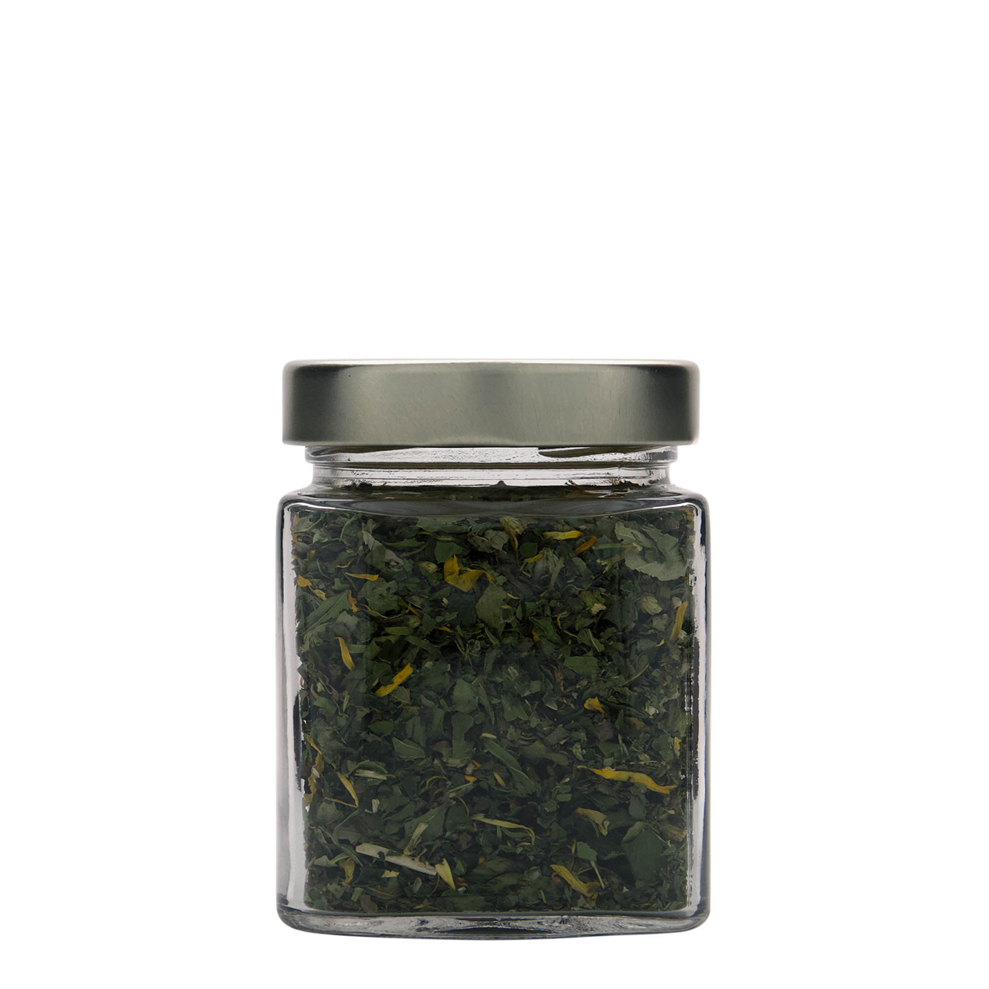 314 ml Fyrkantigt glas 'Ikarus', öppning: Deep-Twist-Off (DTO 70)