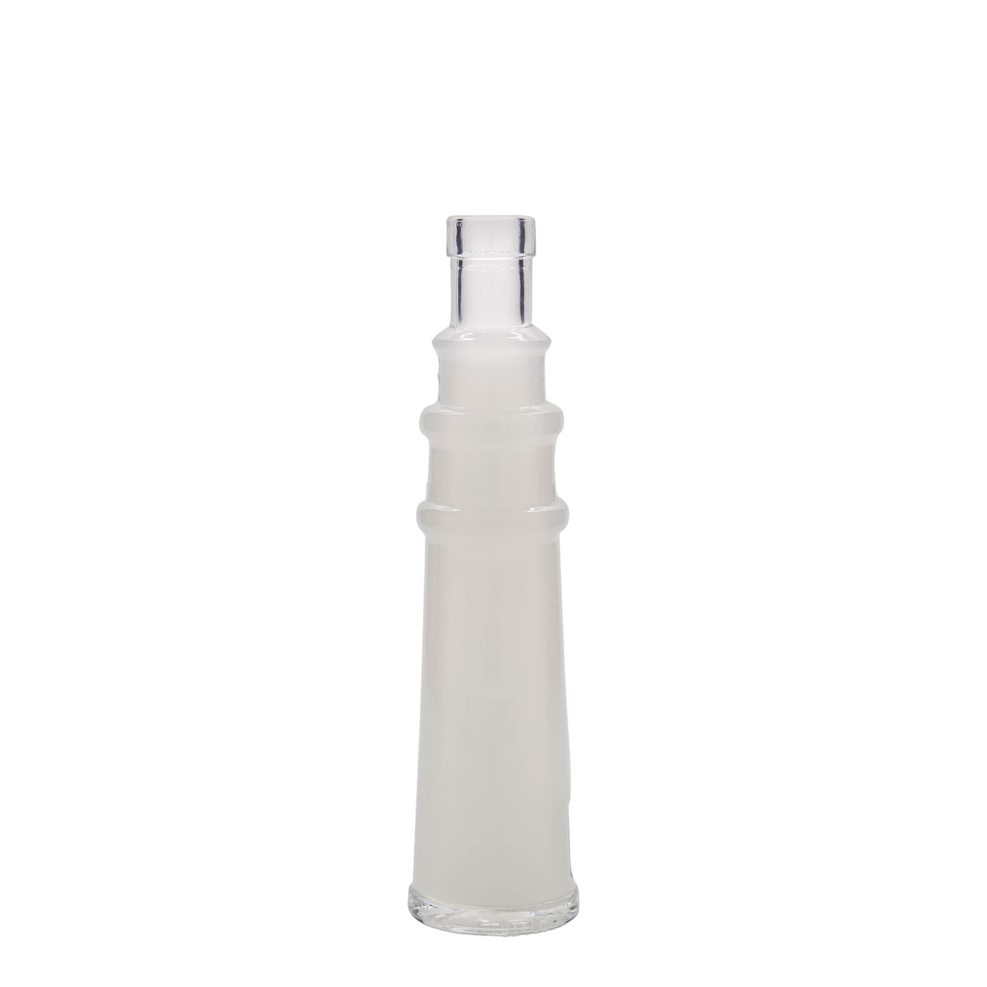 100 ml glasflaska 'Leuchtturm', öppning: kork 100 ml glasflaska 'Leuchtturm', öppning: kork