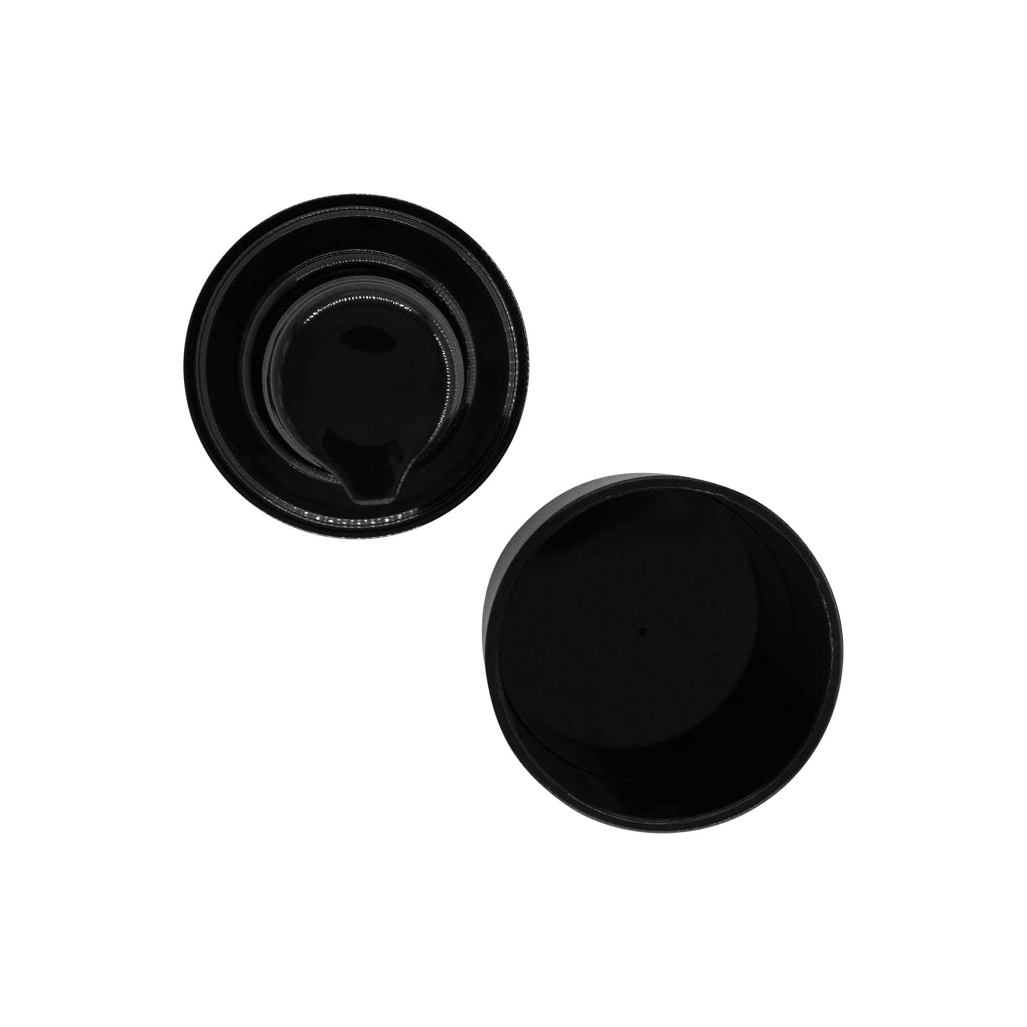 Airless-dispenserpumphuvud 'Micro', PP-plast, svart Airless-dispenserpumphuvud 'Micro', PP-plast, svart
