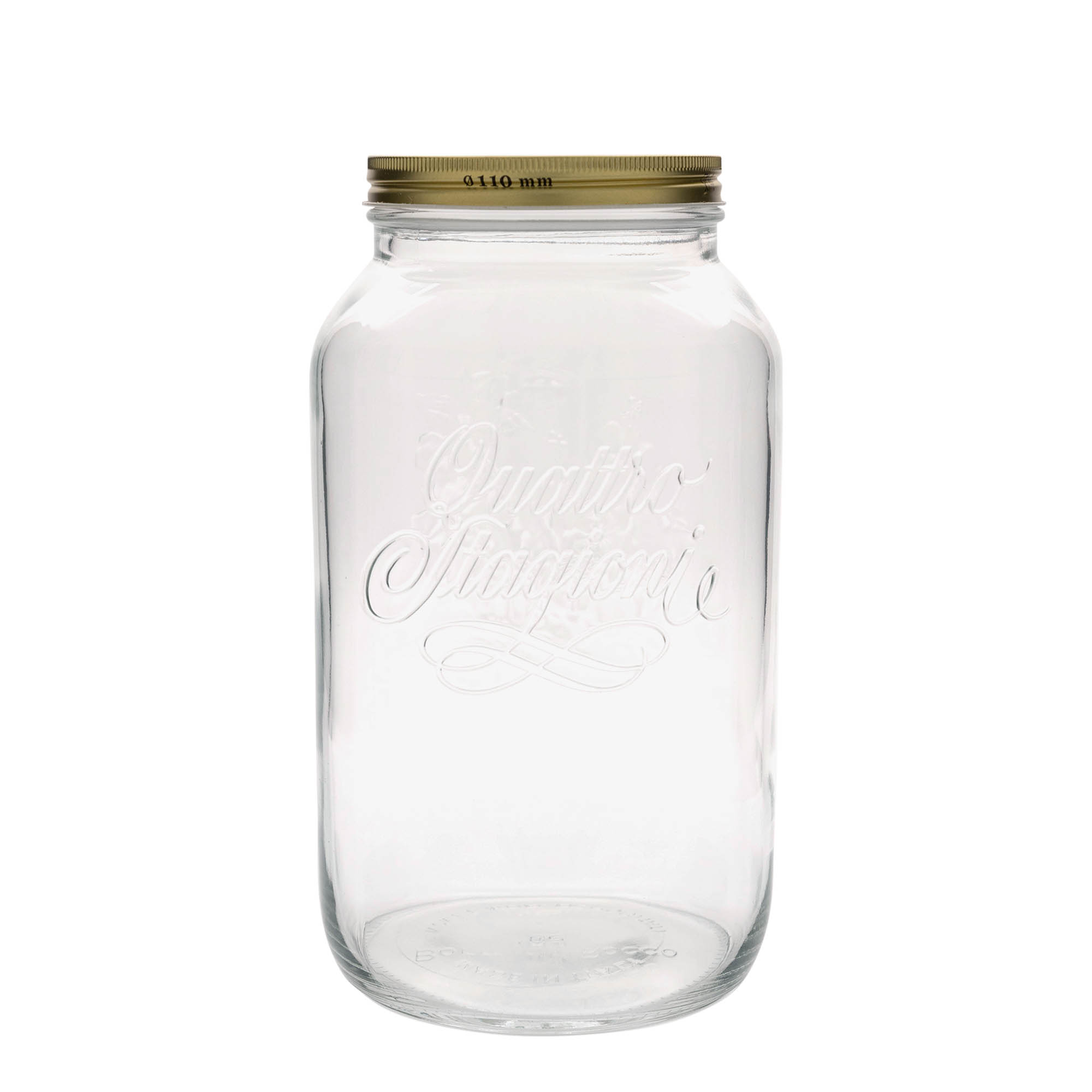 3.800 ml glas 'Quattro Stagioni', öppning: skruvlock 3.800 ml glas 'Quattro Stagioni', öppning: skruvlock