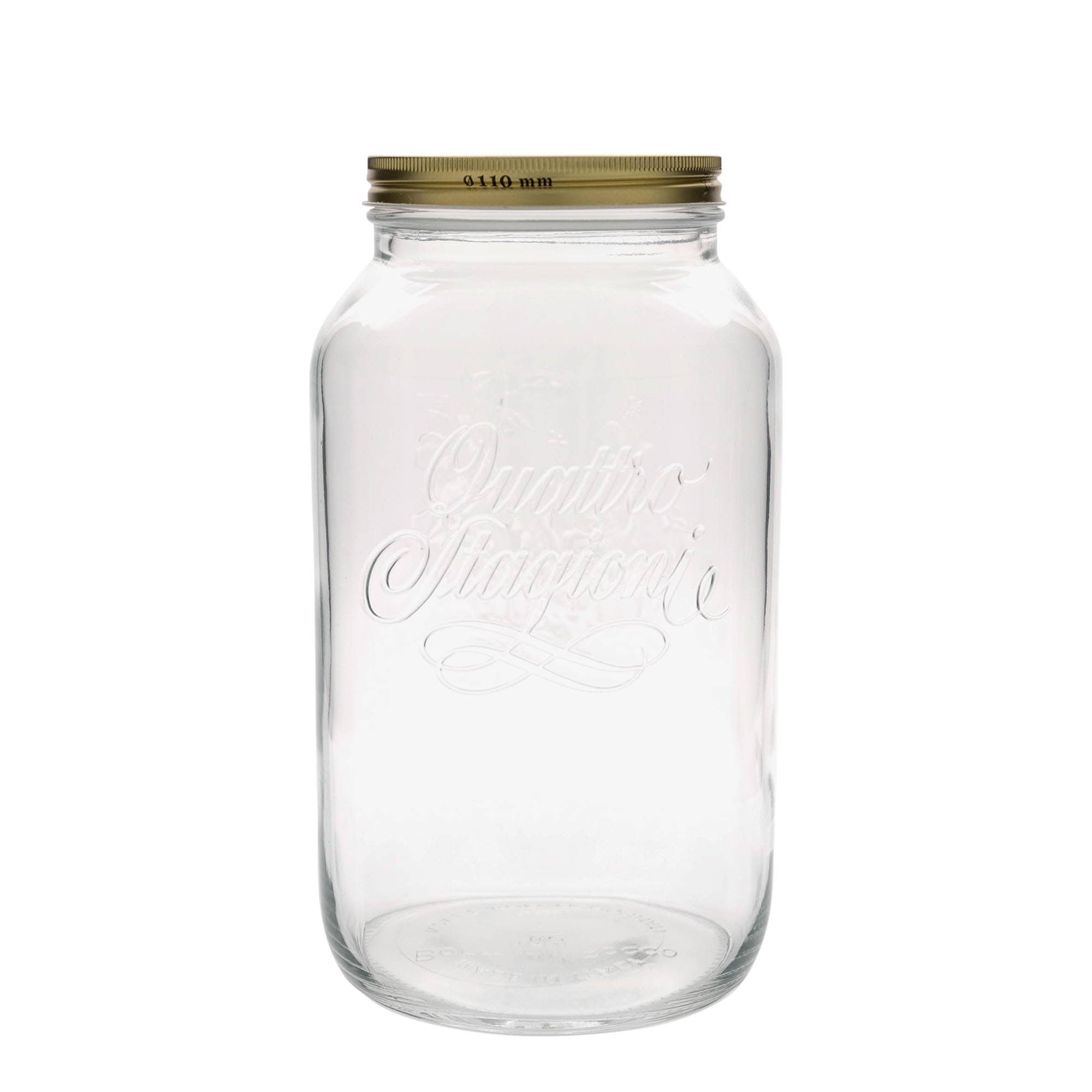 3.800 ml glas 'Quattro Stagioni', öppning: skruvlock
