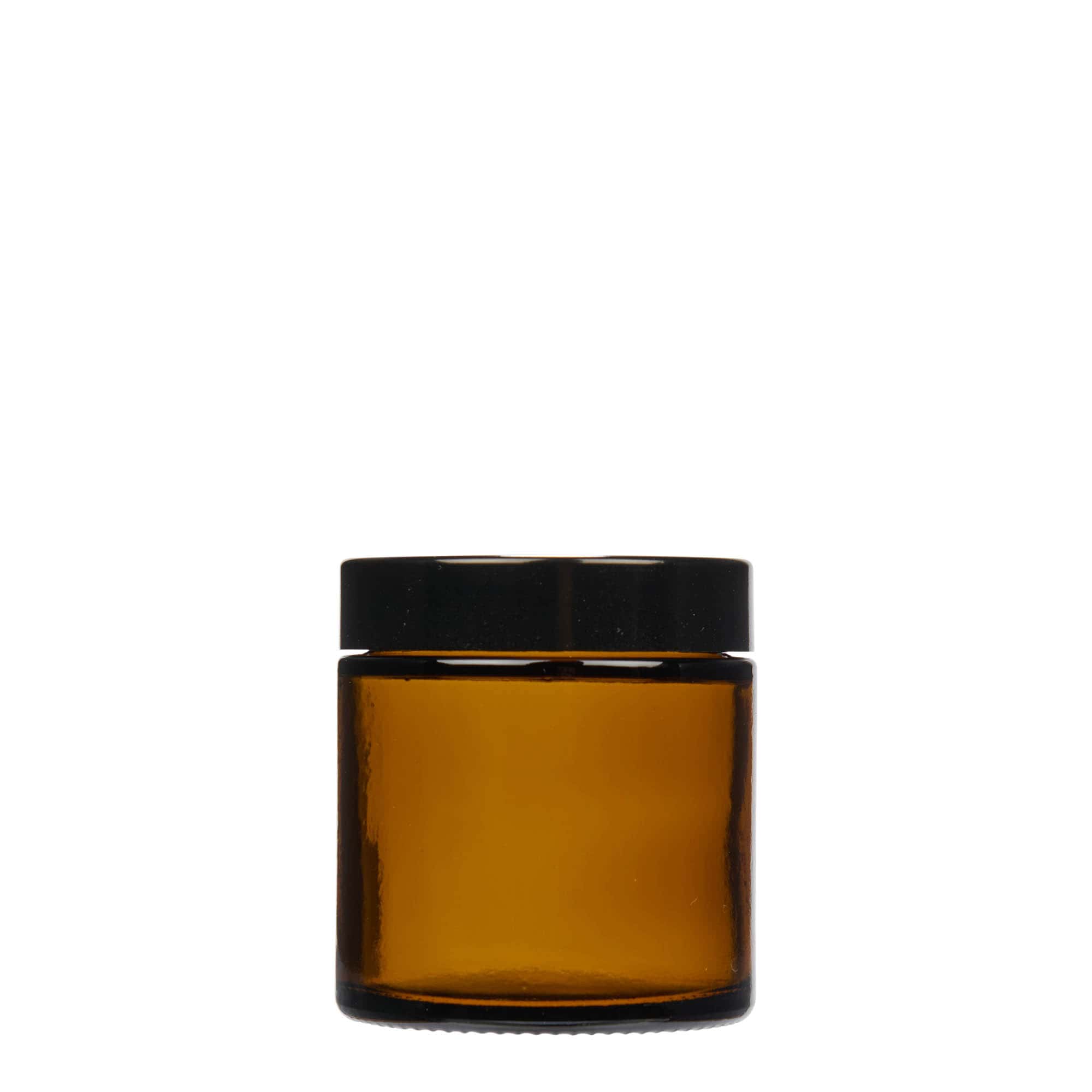 120 ml burk 'Brown Line', glas, brun, öppning: skruvlock