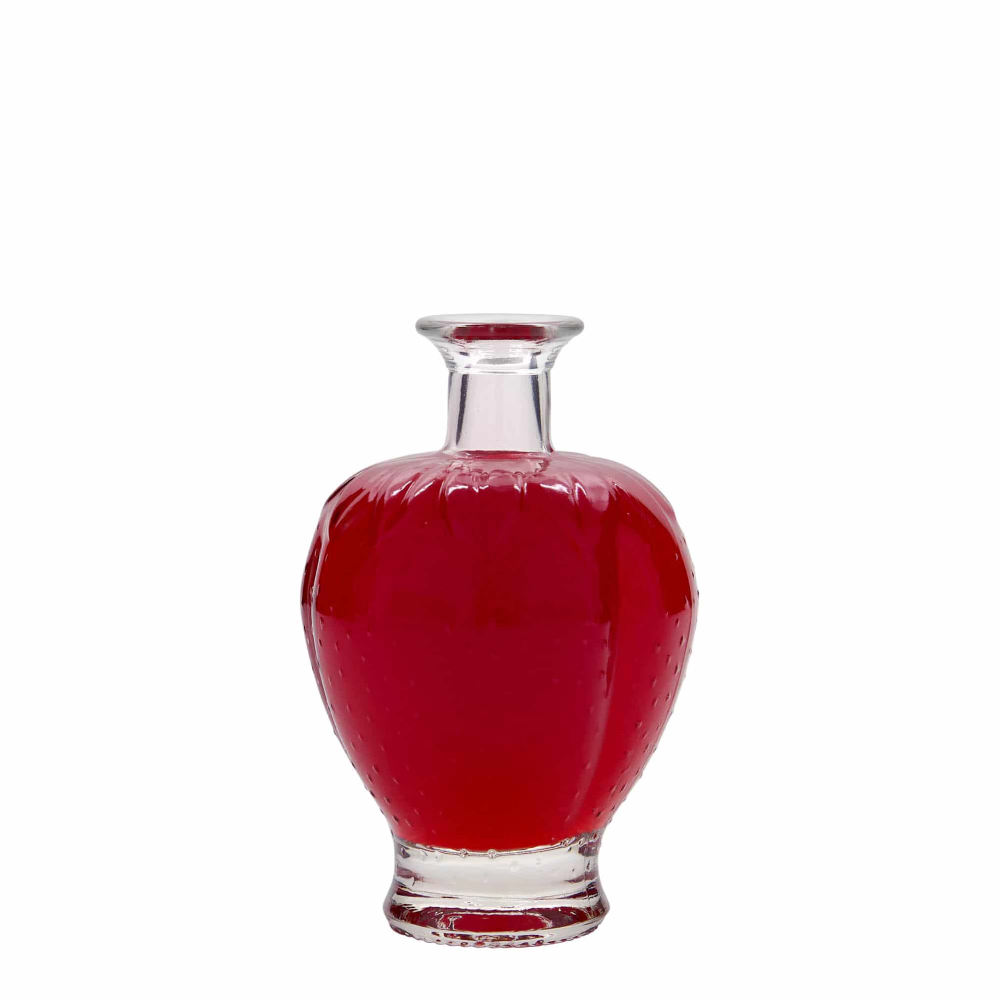200 ml glasflaska 'Jordgubbe', öppning: kork