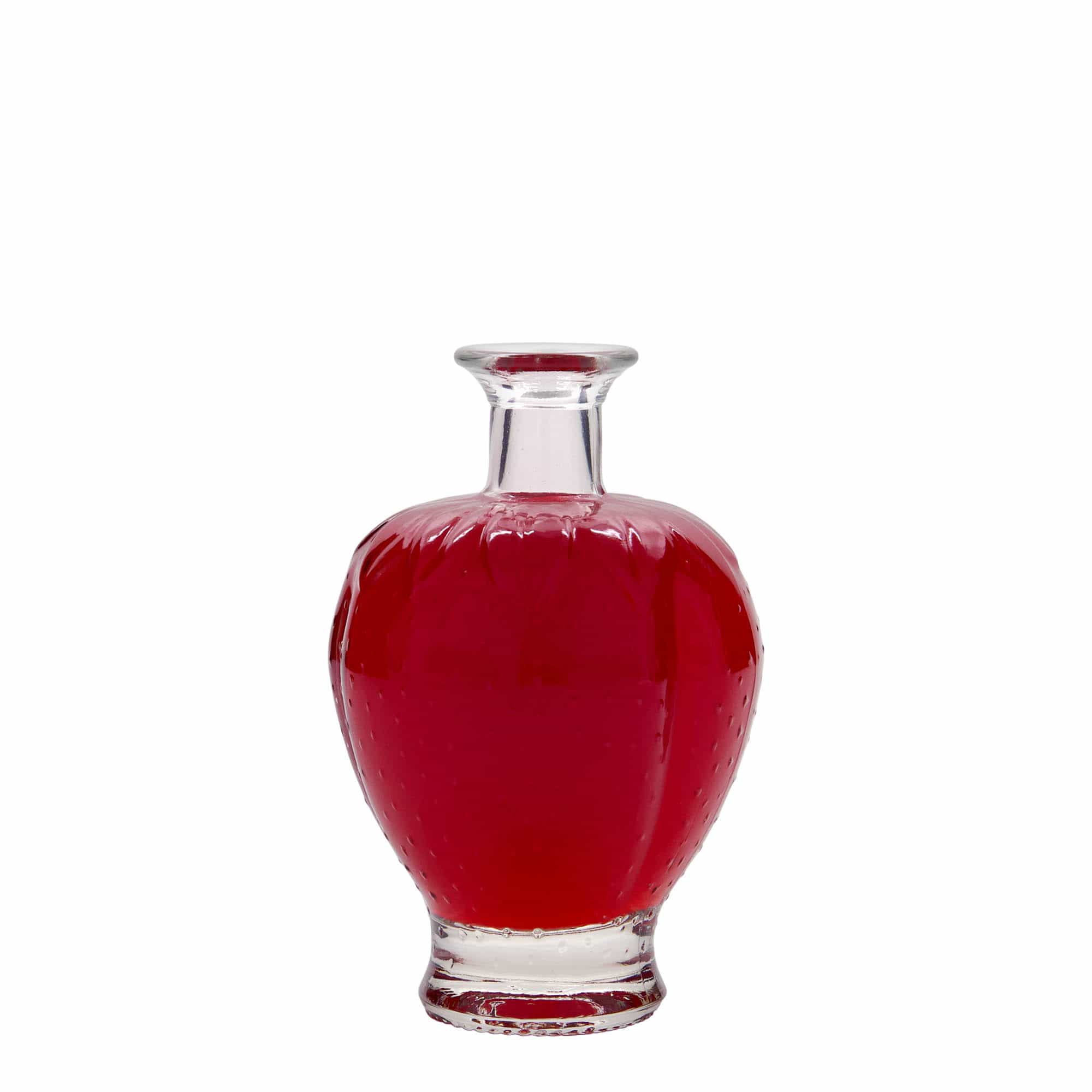 200 ml glasflaska 'Jordgubbe', öppning: kork 200 ml glasflaska 'Jordgubbe', öppning: kork