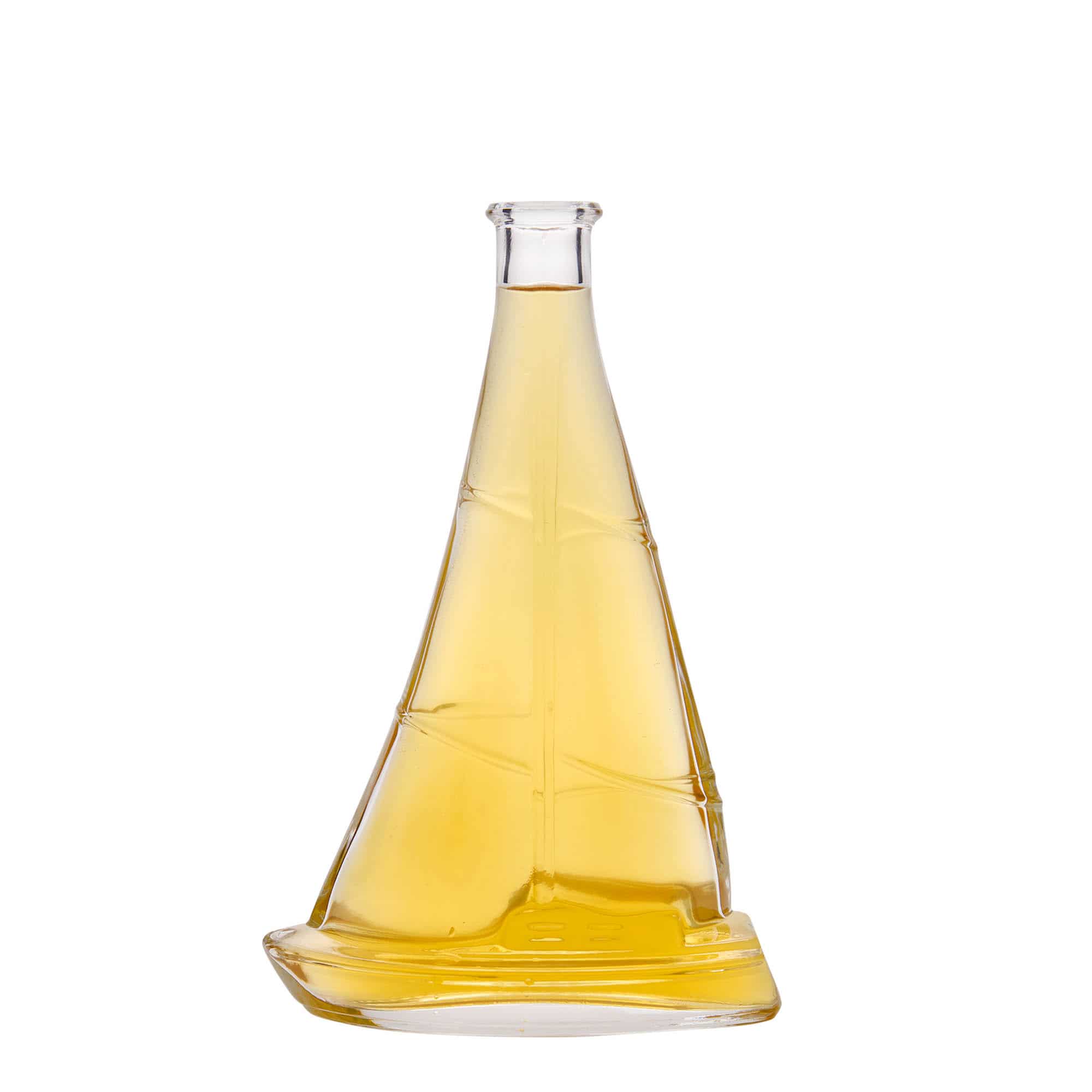 350 ml glasflaska 'Segelbåt', mynning: kork