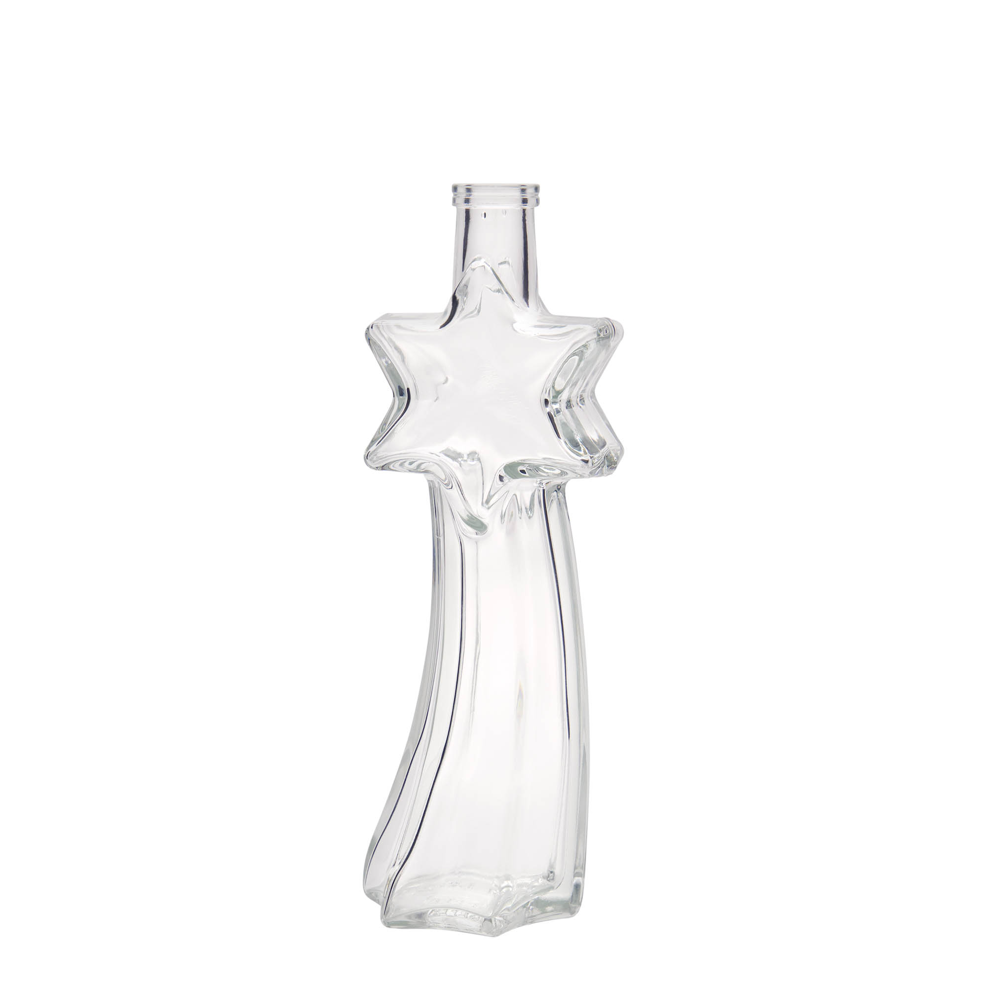 200 ml glasflaska 'Stjärnfall', öppning: kork