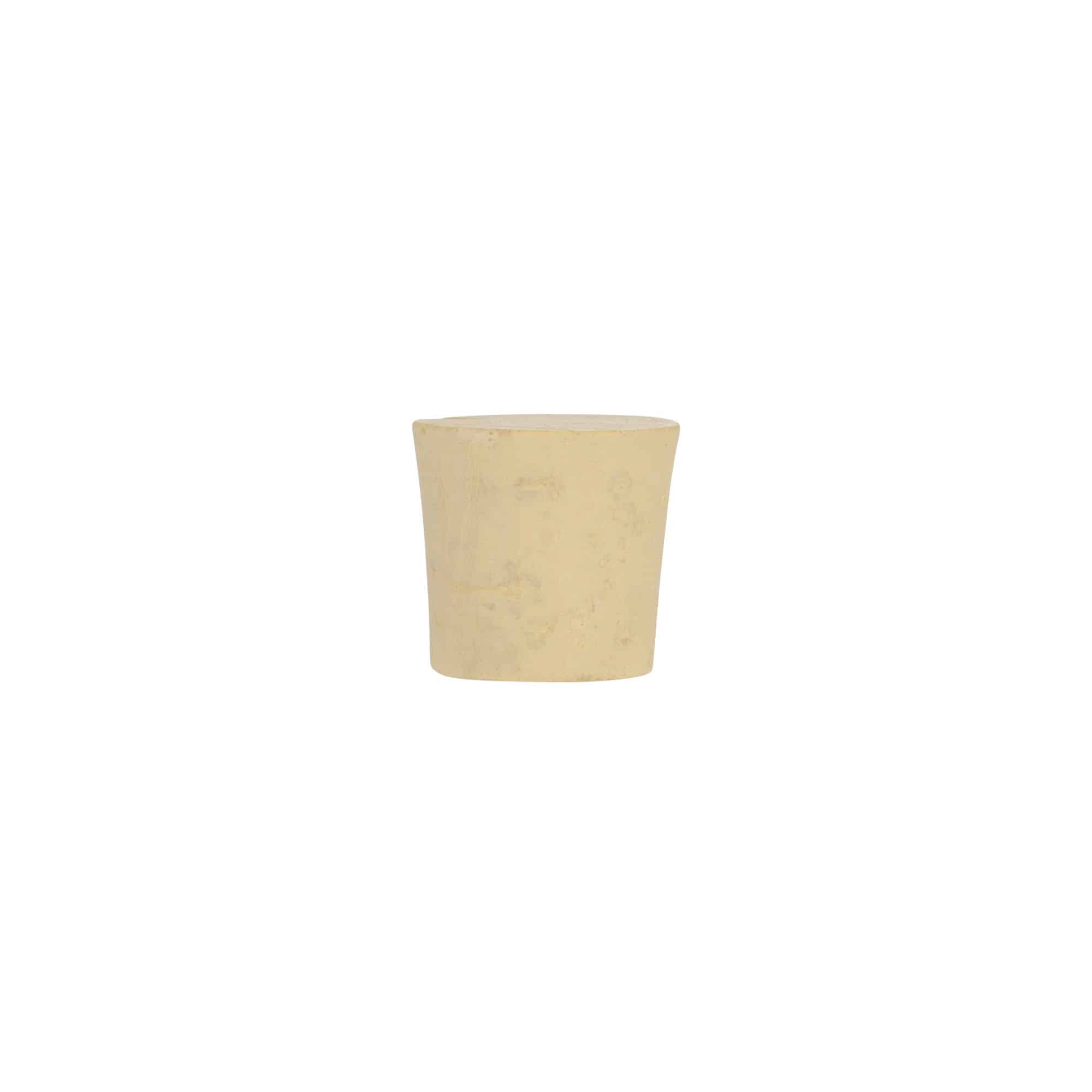 Spetsig kork 24-28 x 27, presskork, beige, för mynning: kork