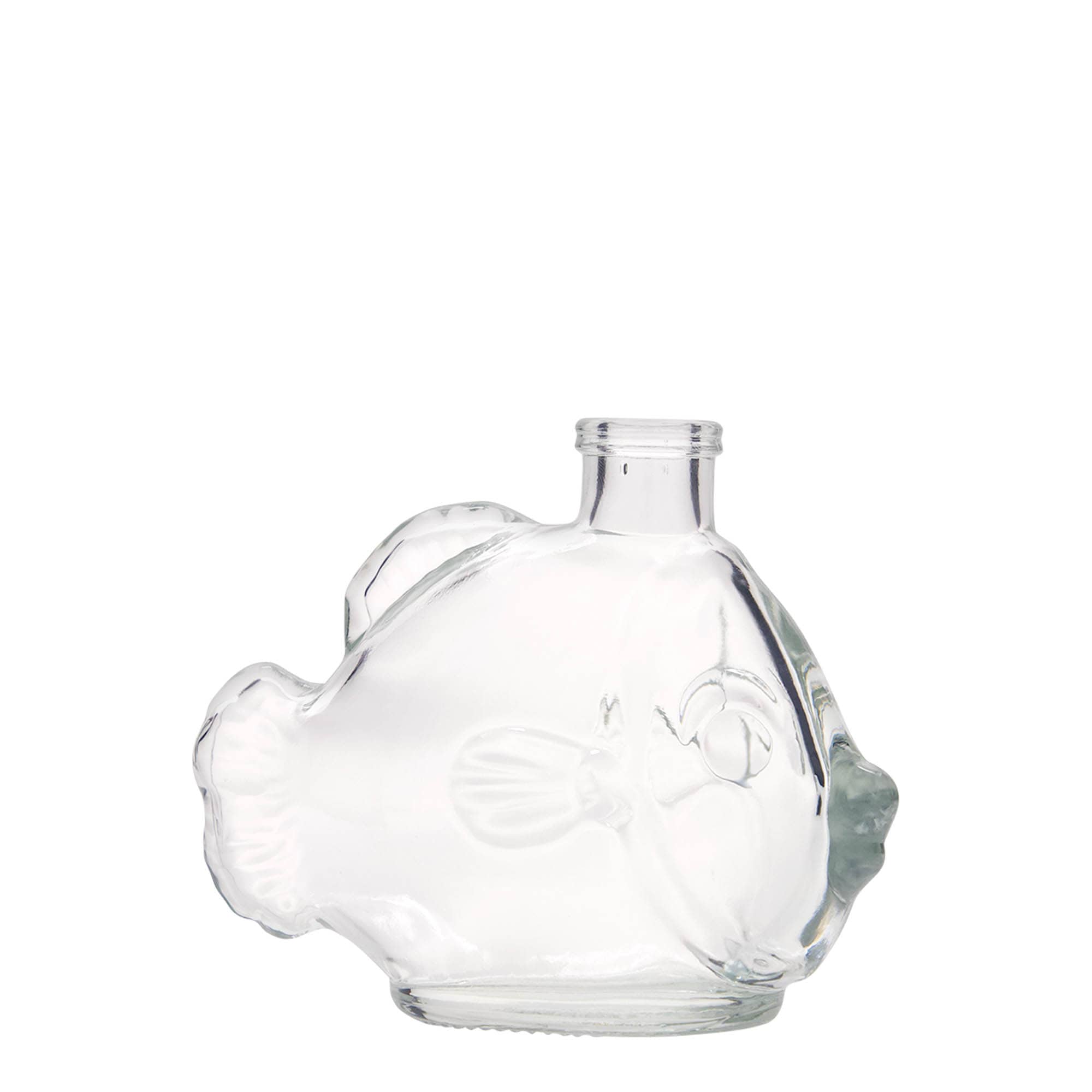 200 ml glasflaska 'Fisk', öppning: kork