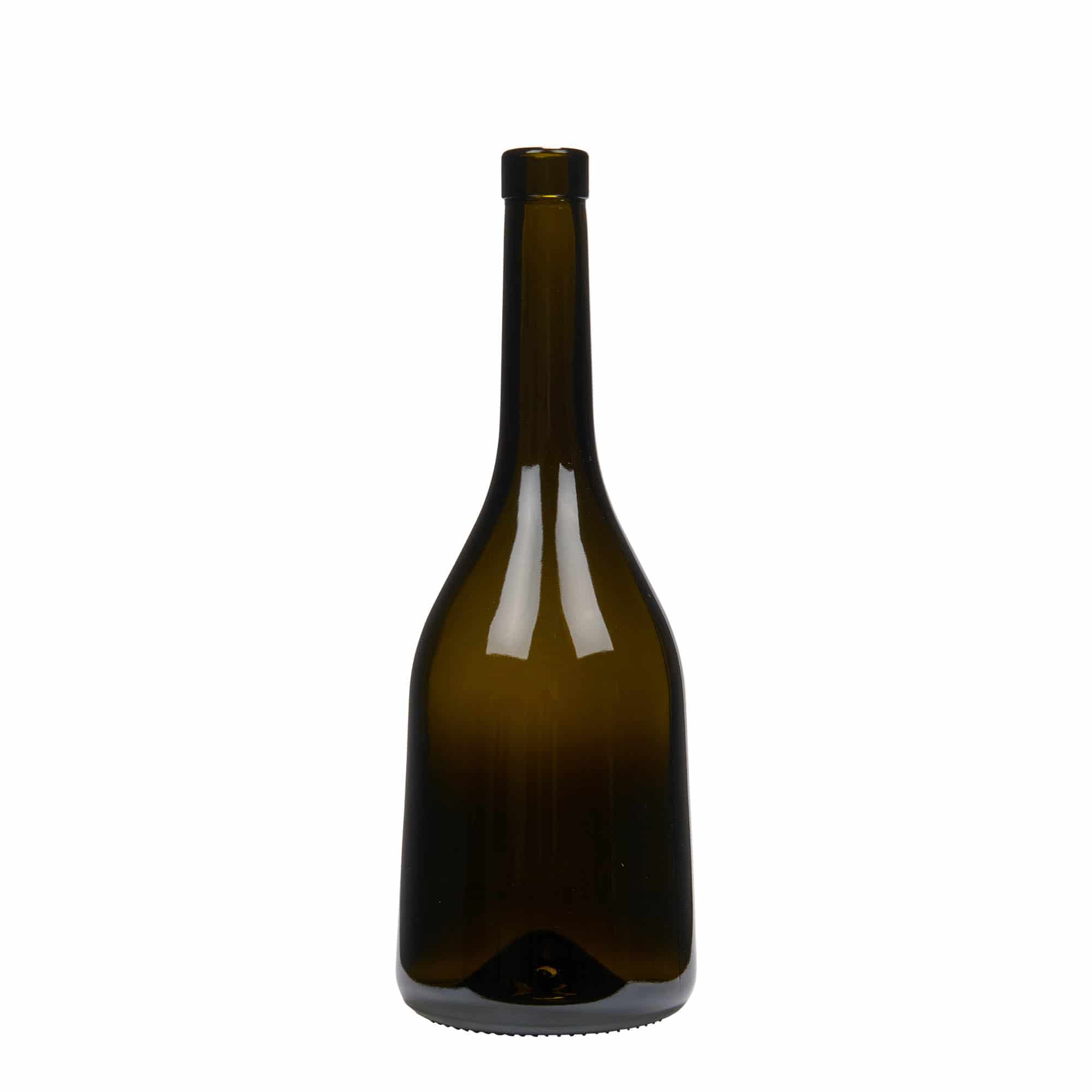 750 ml glasflaska 'Rustica', antikgrön, mynning: kork 750 ml glasflaska 'Rustica', antikgrön, mynning: kork