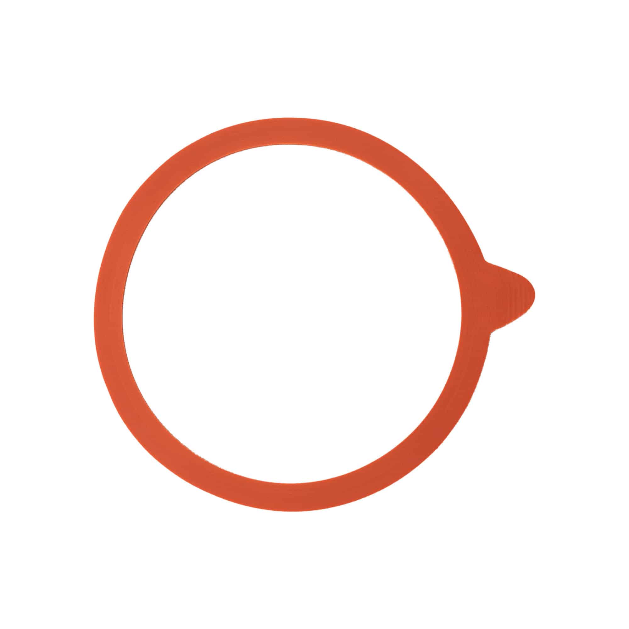 WECK-inkokningsring RR100 #, röd, mynning: rund kant