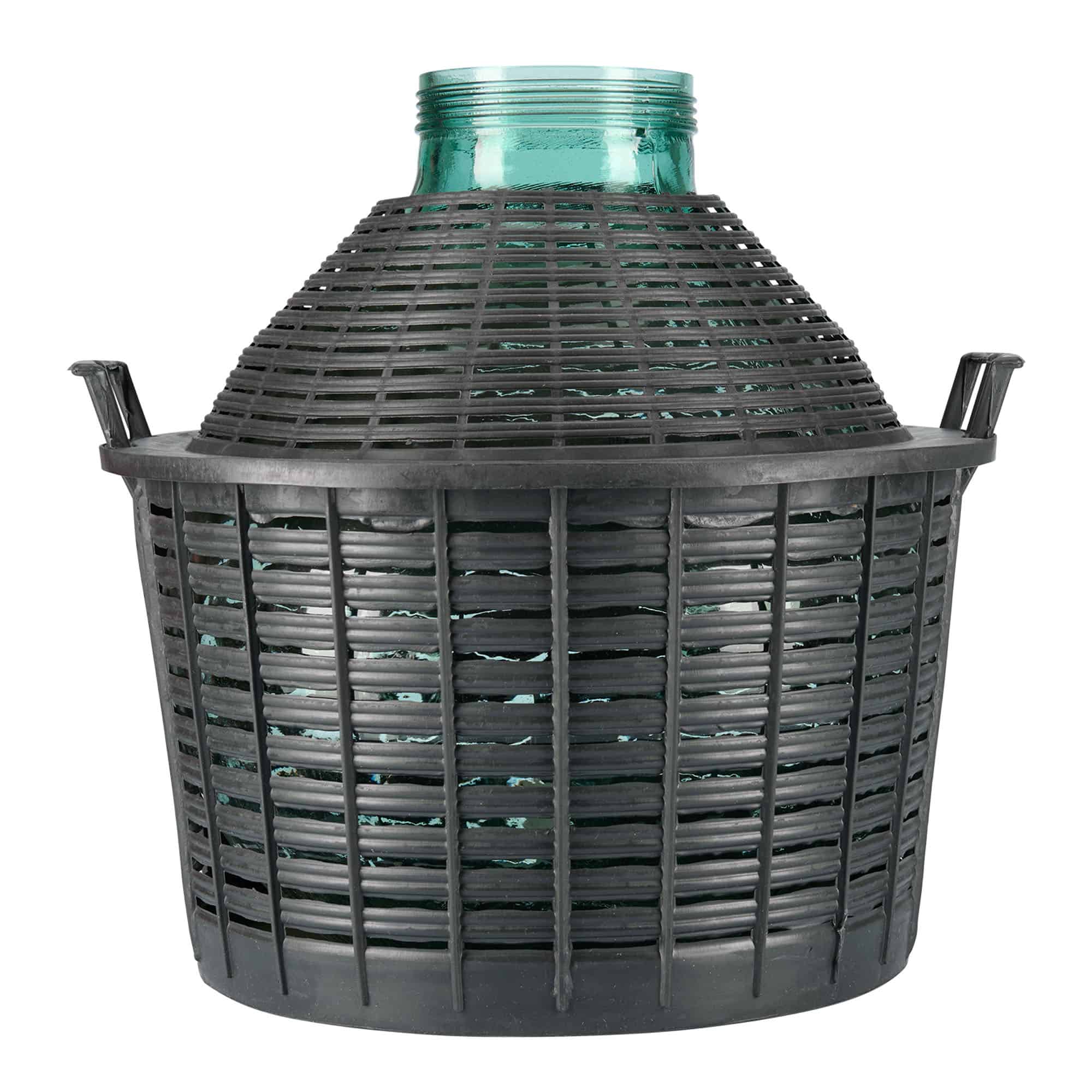25 l ballongflaska bred hals, glas, mynning: skruvkapsel