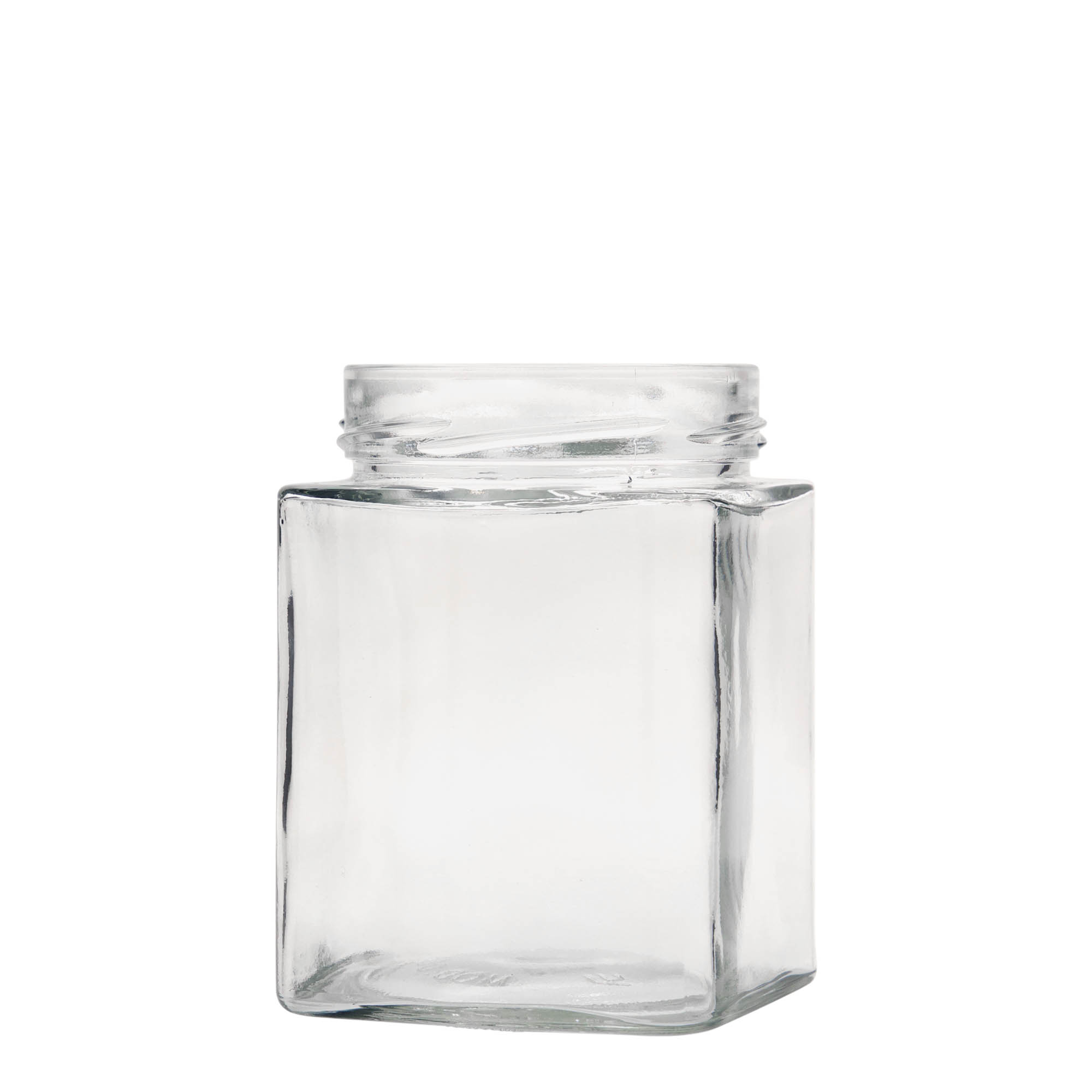 580 ml fyrkantigt glas 'Ikarus', öppning: Deep-Twist-Off (DTO 82)