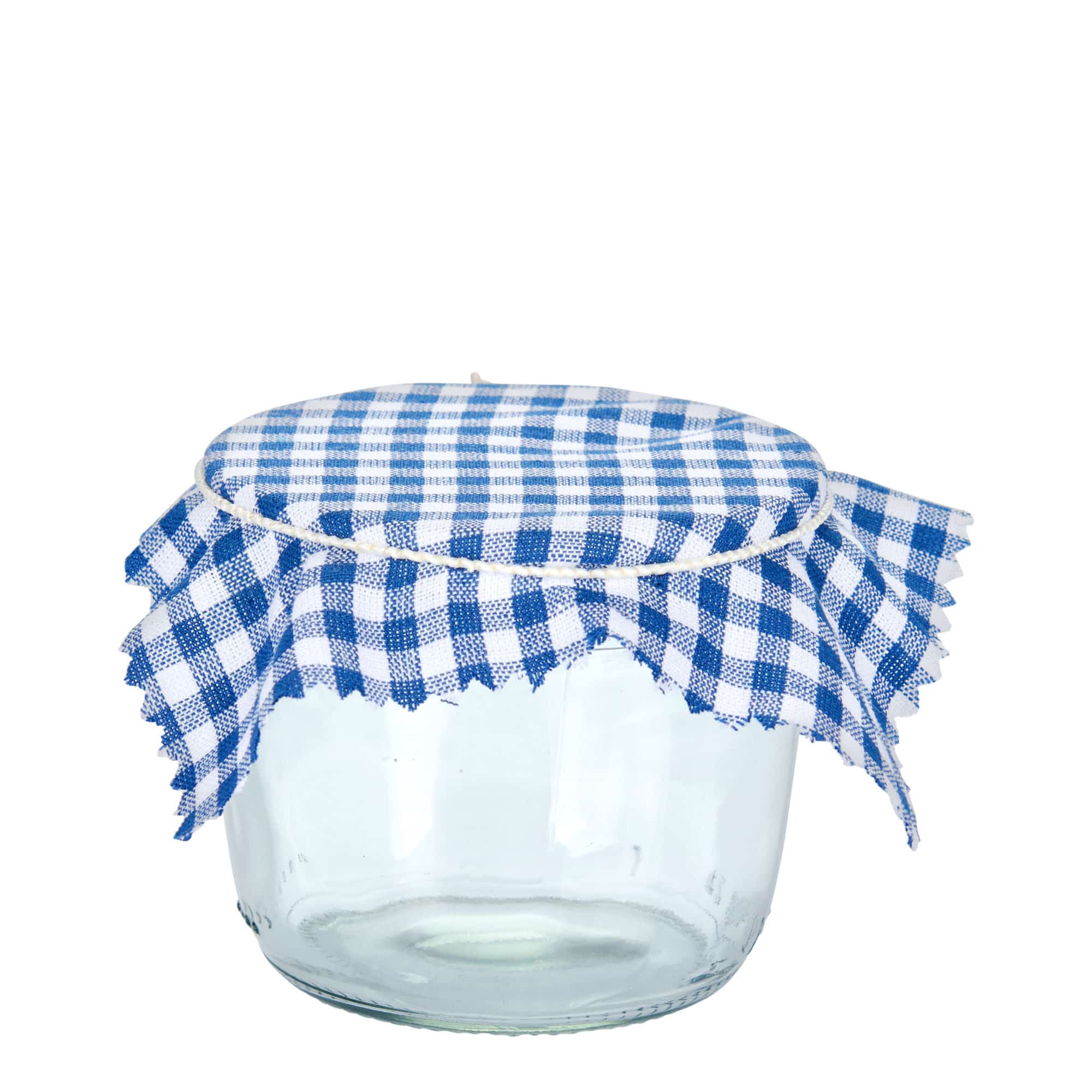 Rutigt tygunderlägg 12x12, kvadratiskt, textil, mörkblått, öppning: TO38-TO53