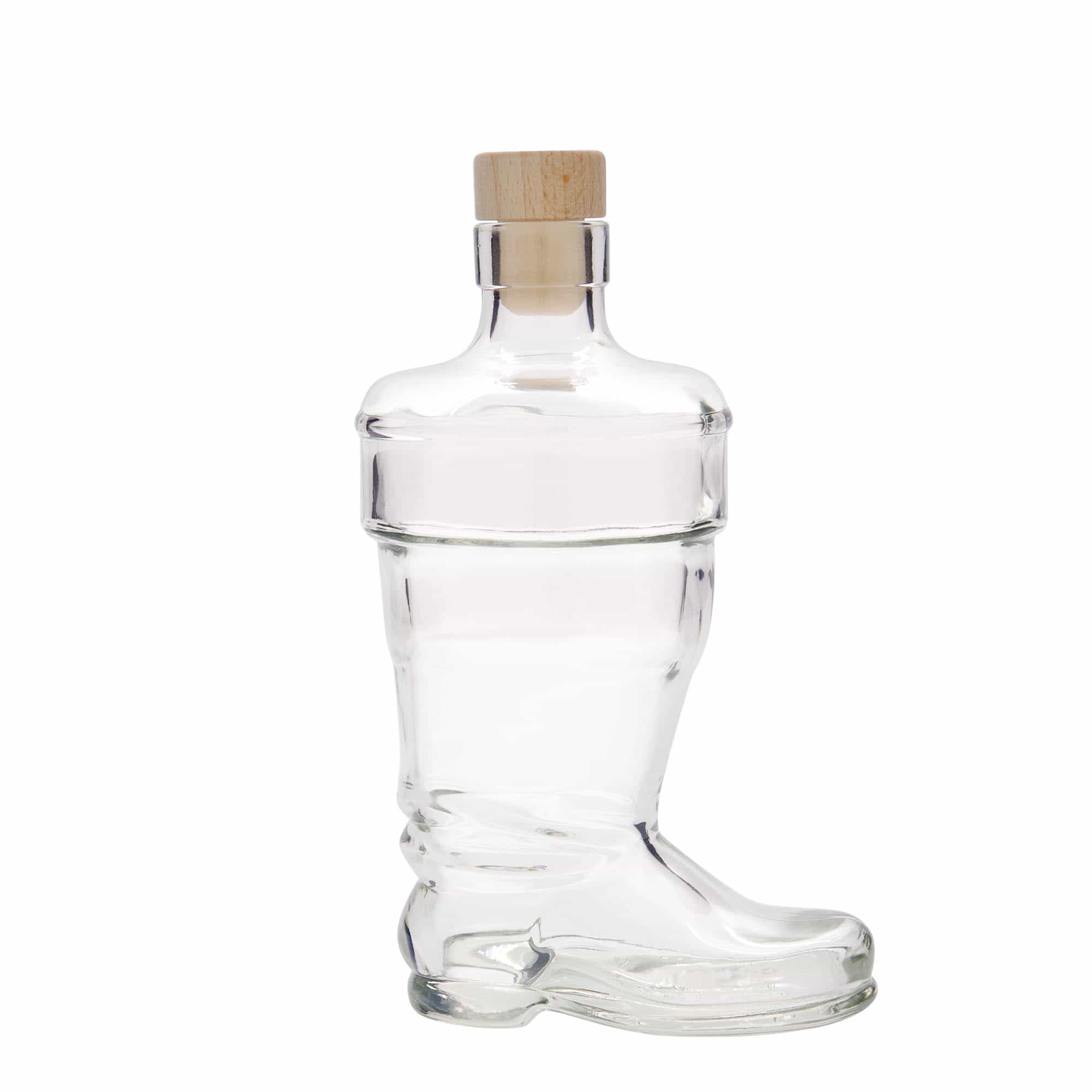 350 ml glasflaska Stövel, mynning: kork