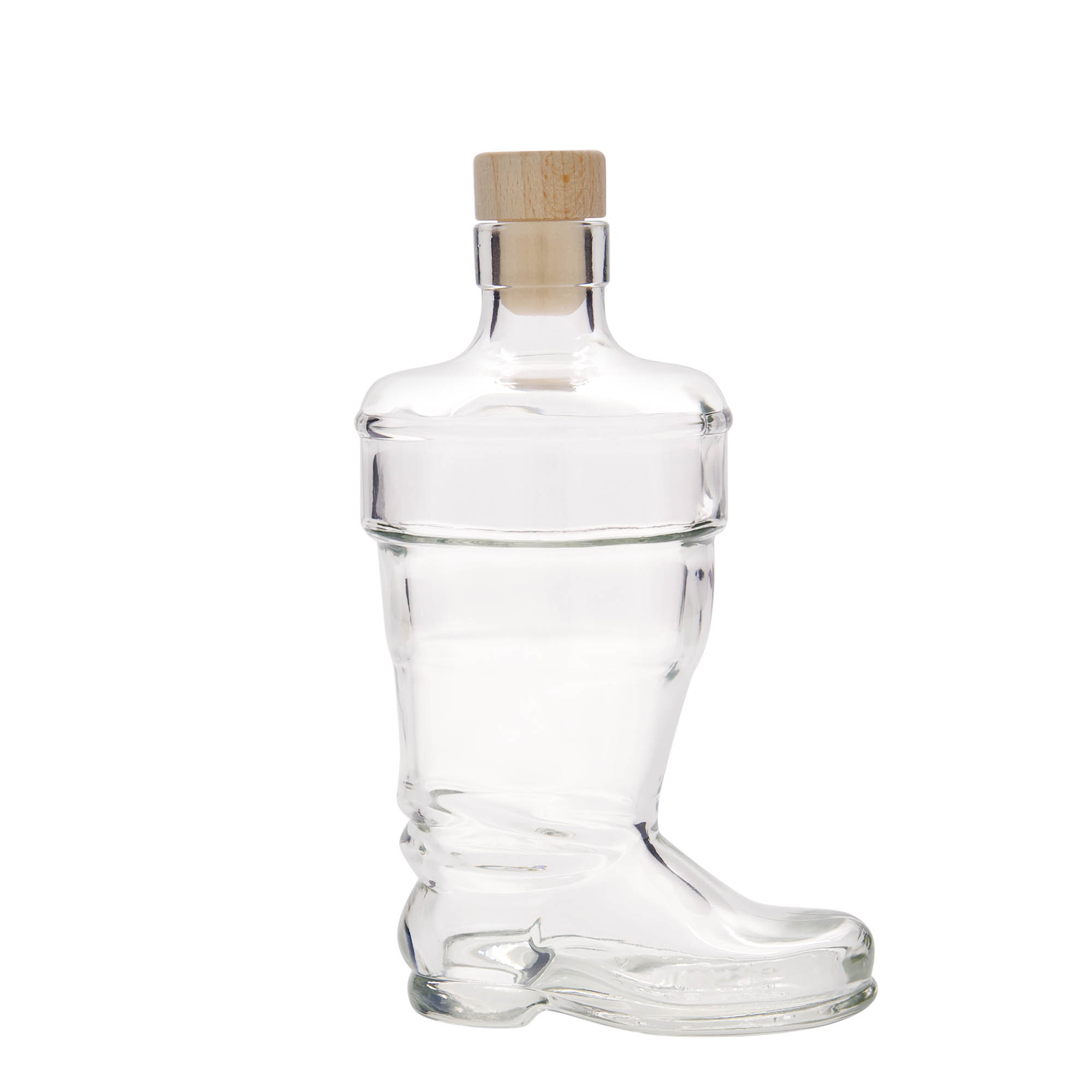 350 ml glasflaska 'Stövel', öppning: kork