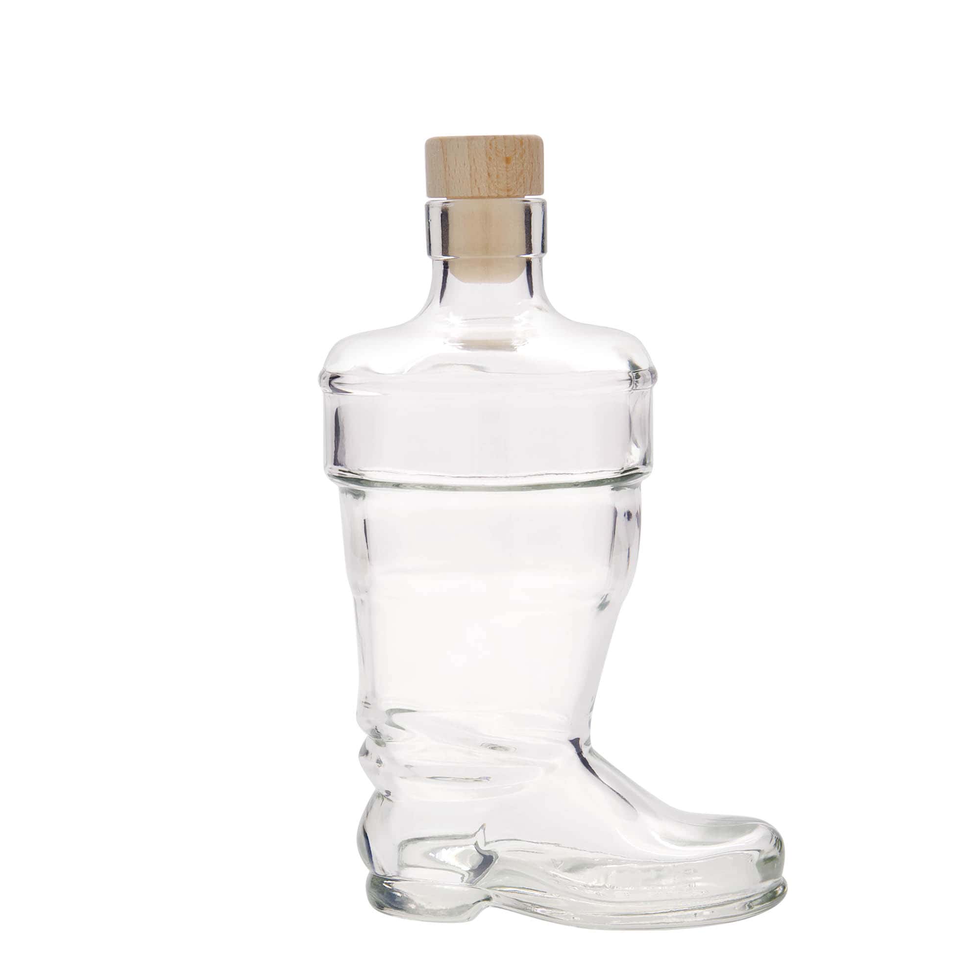 350 ml glasflaska 'Stövel', öppning: kork