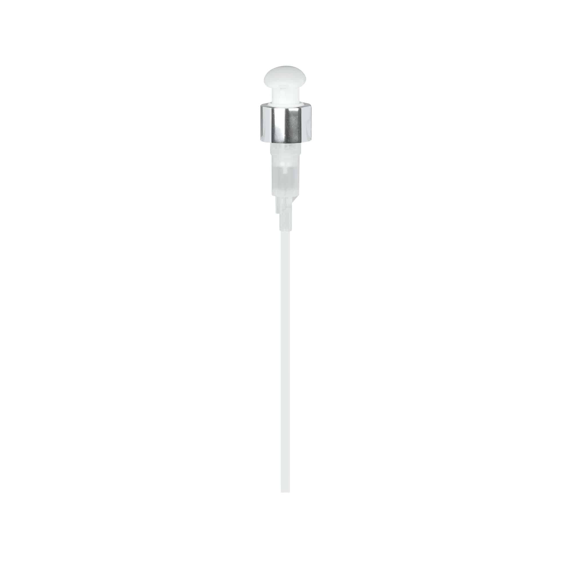 Skruvlock dispenserpump, PP-plast, vit, för mynning: 24/410