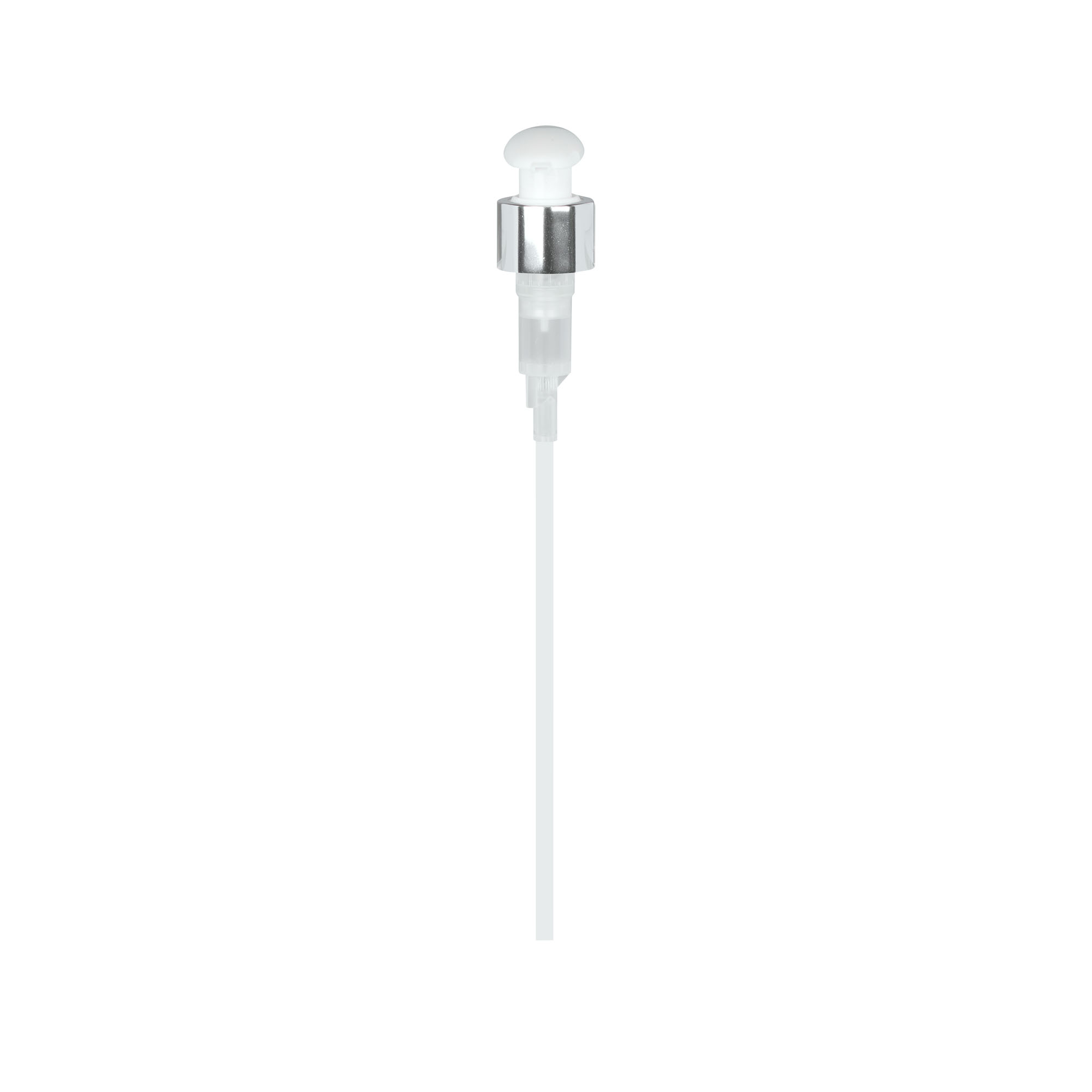 Skruvlock dispenserpump, PP-plast, vit, för mynning: 24/410