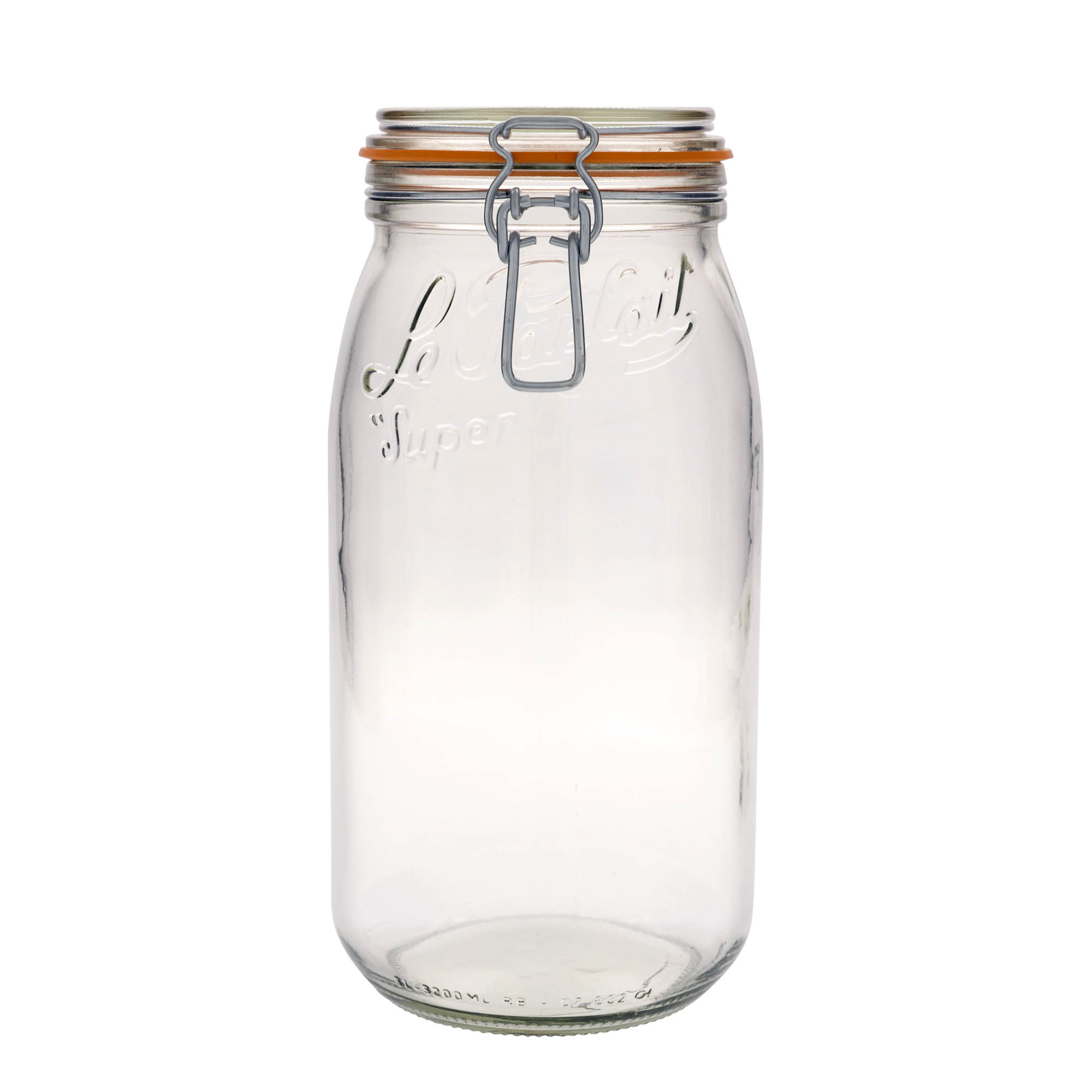 3 000 ml trådbygelglas 'Le Parfait Super Bocal', öppning: trådbygelstängning 3 000 ml trådbygelglas 'Le Parfait Super Bocal', öppning: trådbygelstängning