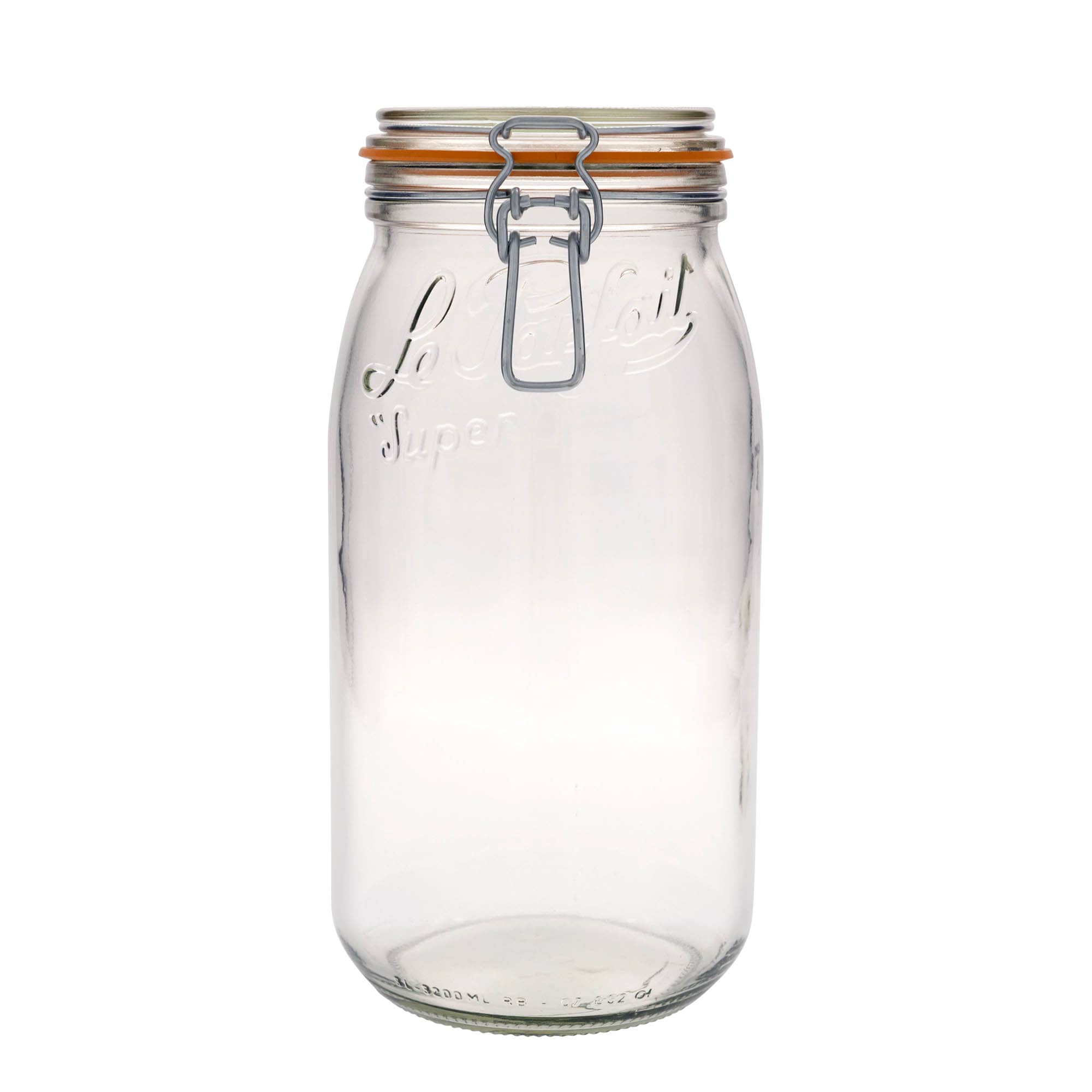 3 000 ml trådbygelglas 'Le Parfait Super Bocal', öppning: trådbygelstängning