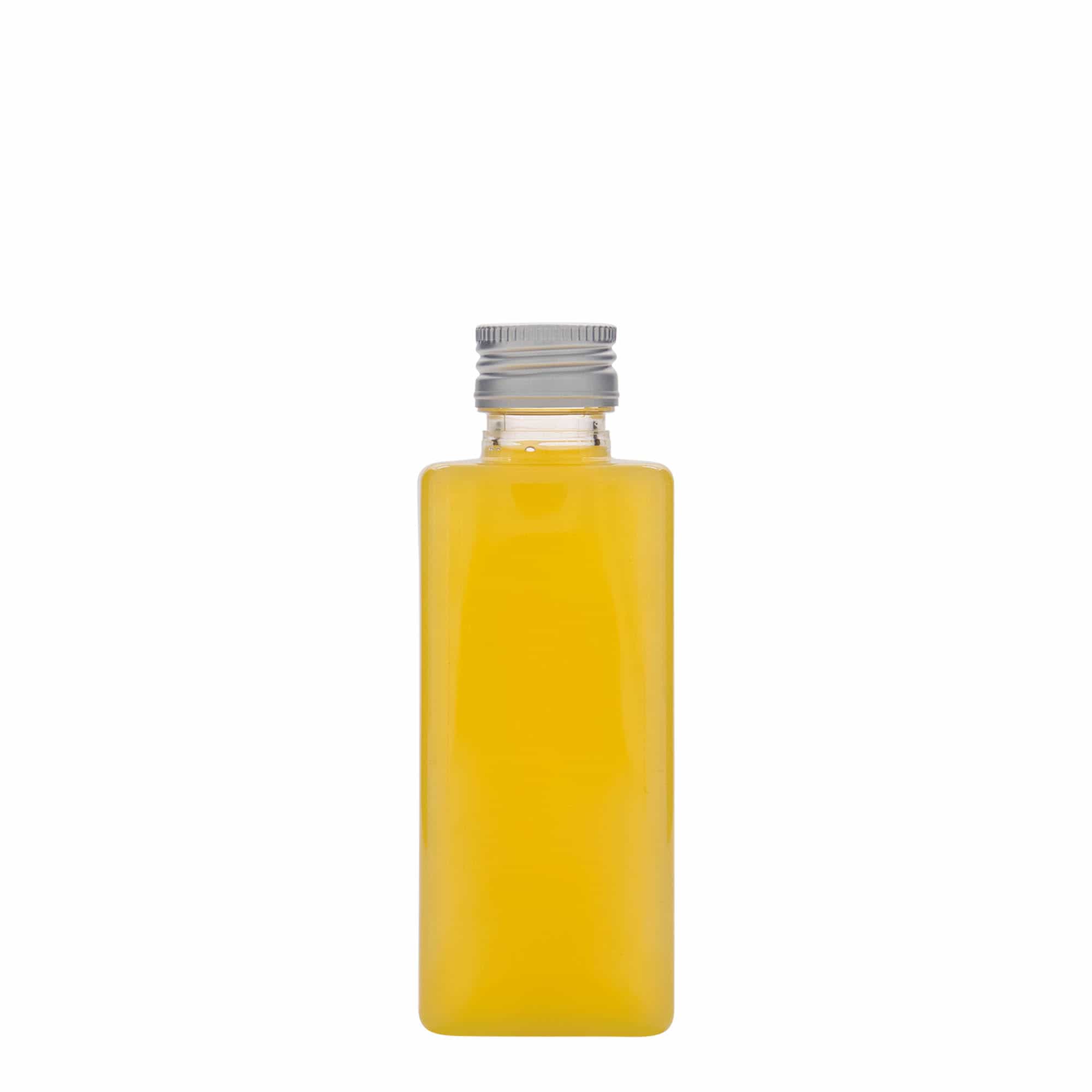 250 ml PET-flaska 'Karl', fyrkantig, plast, öppning: PP 28