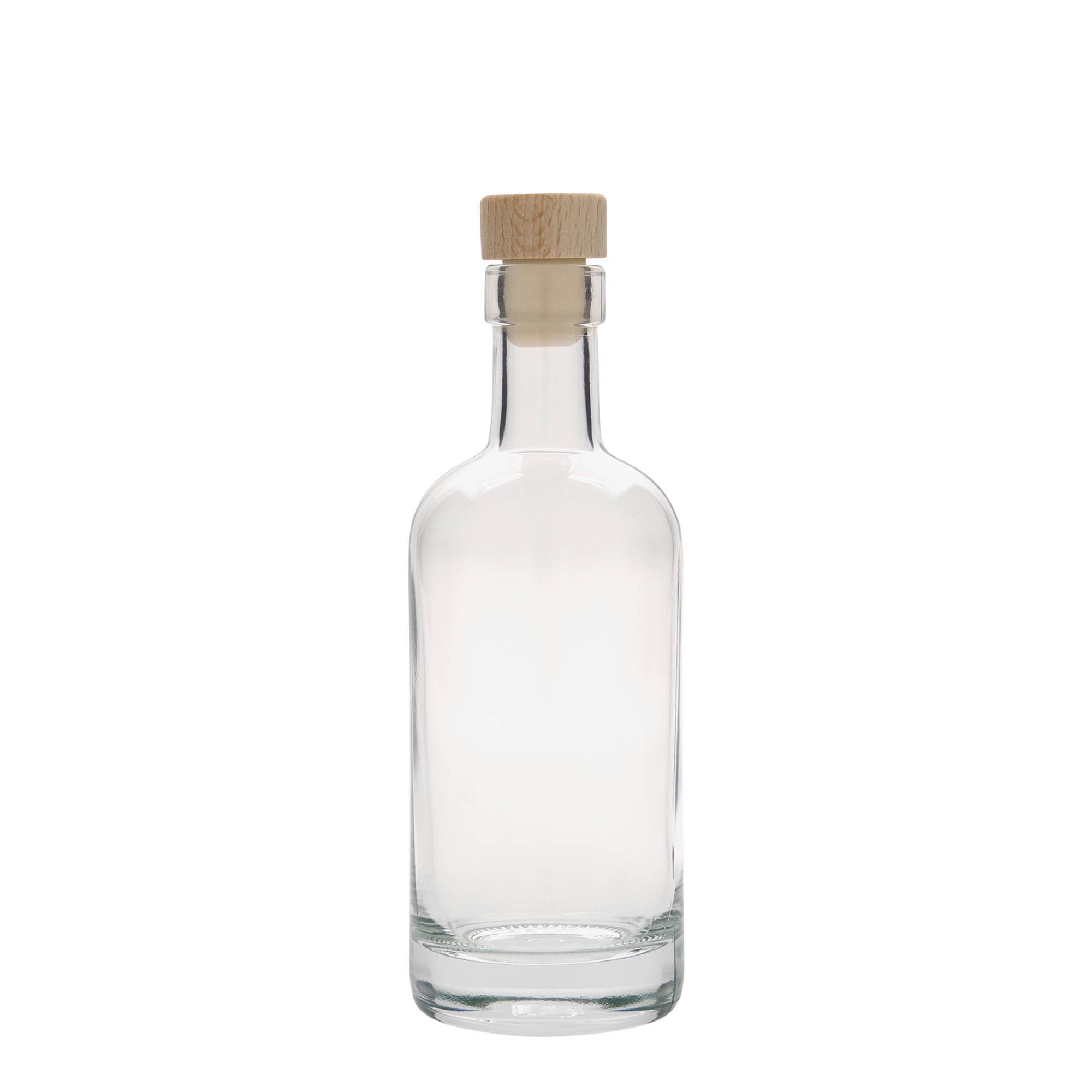 250 ml glasflaska 'Linea Uno', öppning: kork