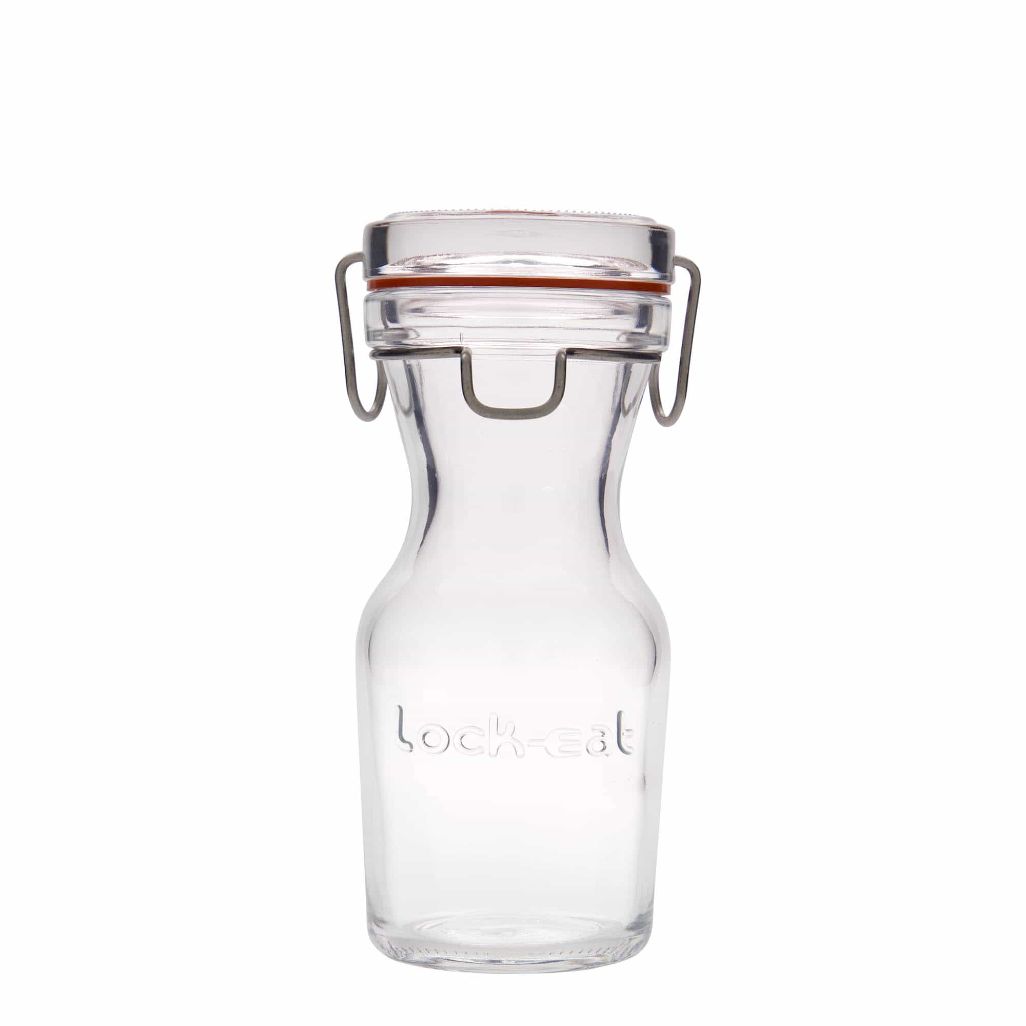 250 ml glaskaraff 'Lock-Eat', mynning: trådbygellock
